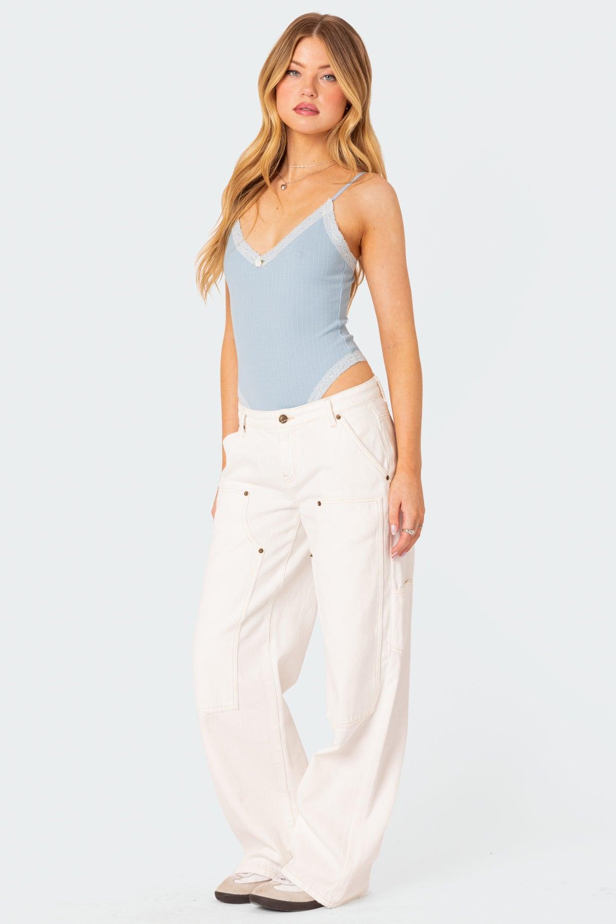 Aurora Lace Trim Bodysuit Product Image