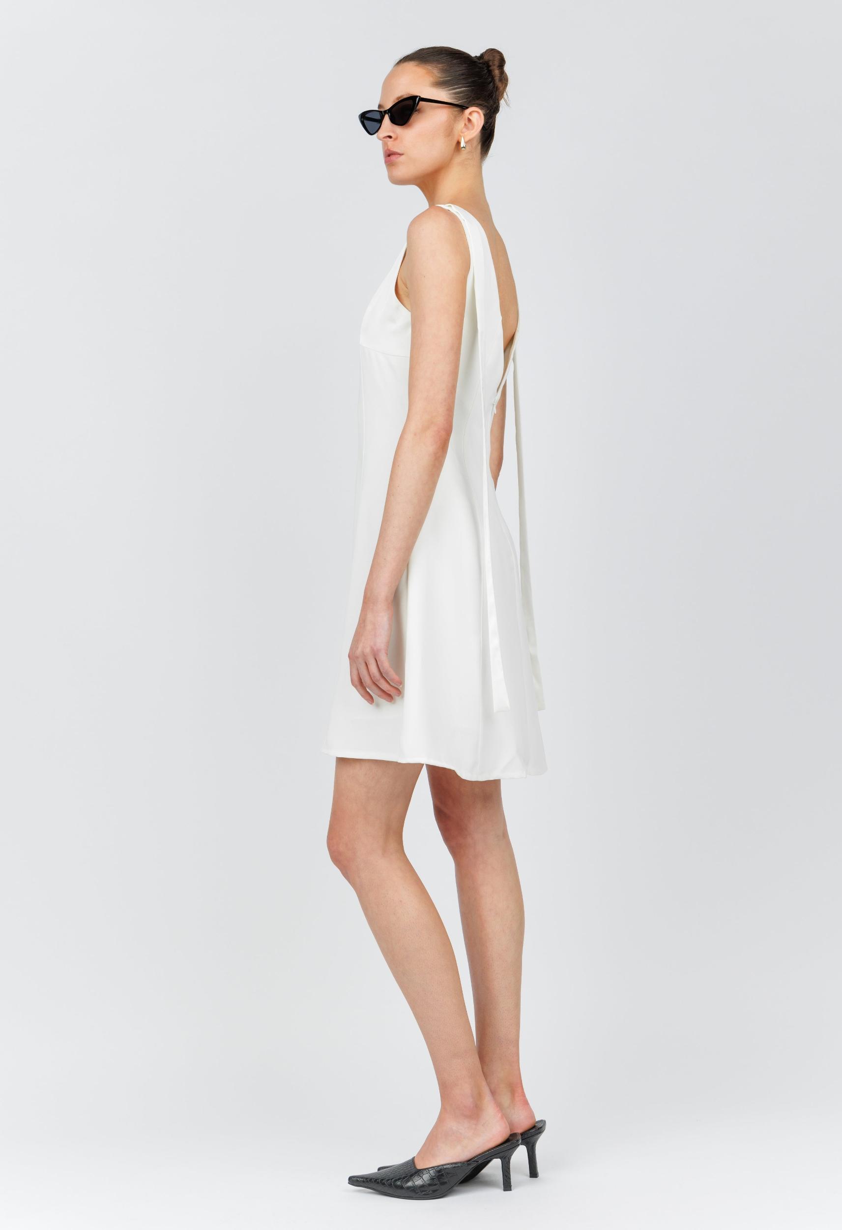 Marilyn Dress in Ivory Product Image