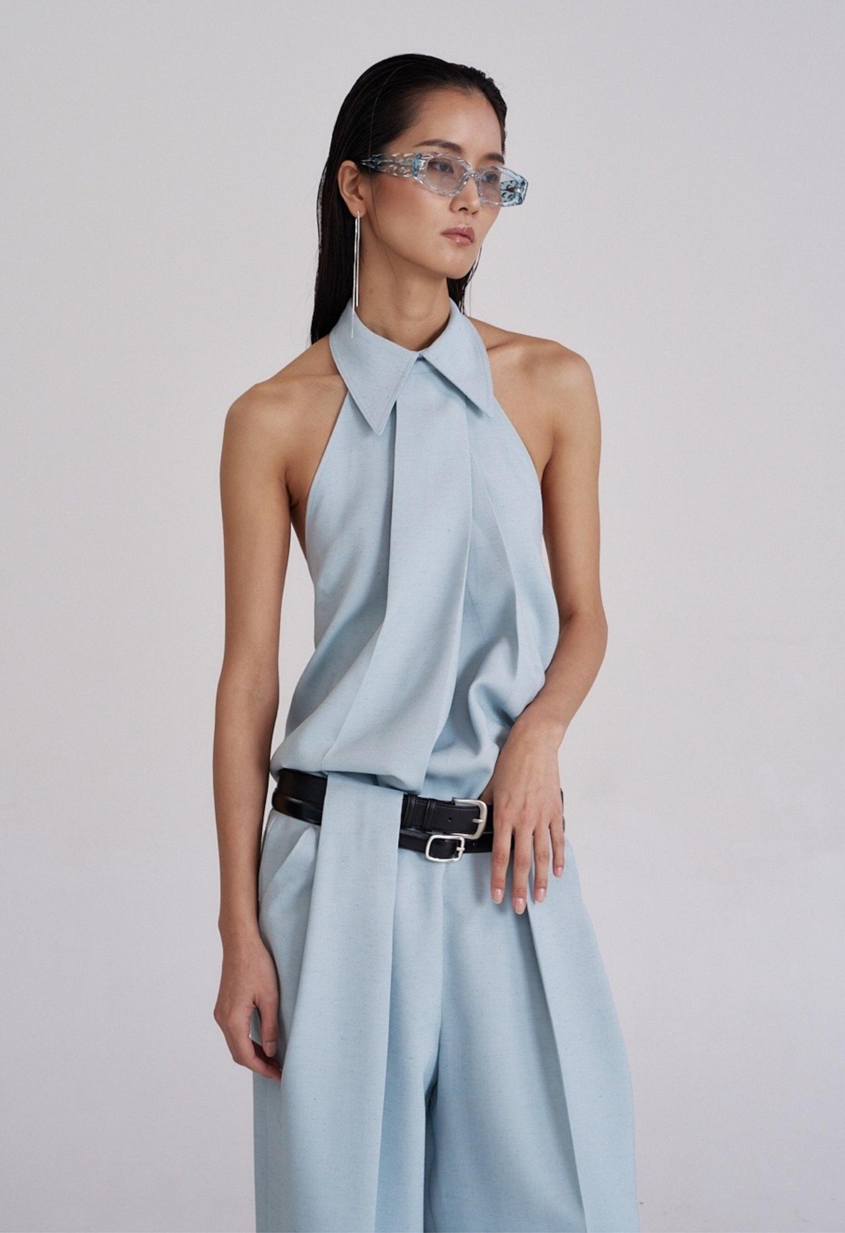 Bonnie Linen Halter Top Product Image