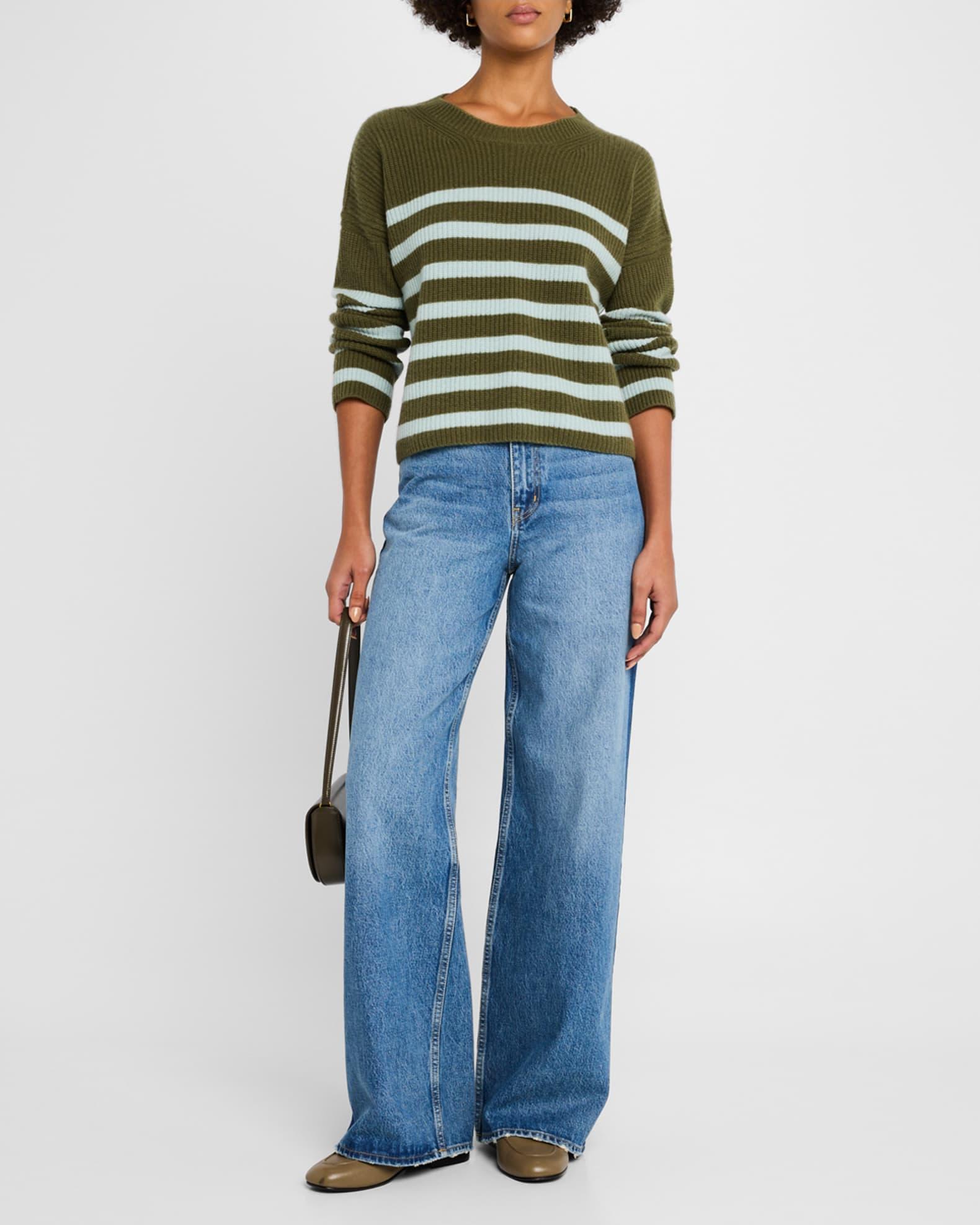 Mini Striped Toujours Cashmere Sweater Product Image