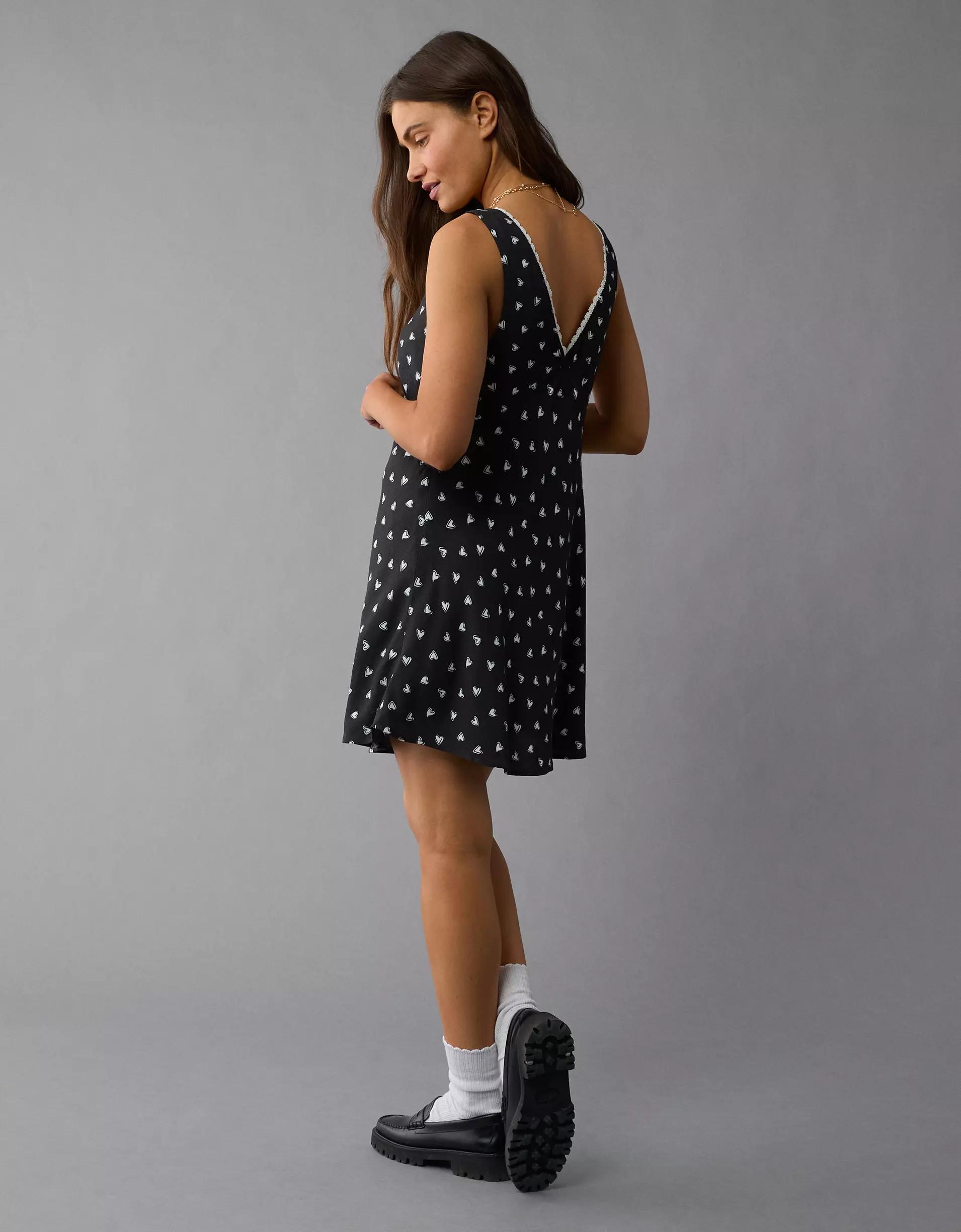 AE V-Neck Mini Slip Dress Product Image