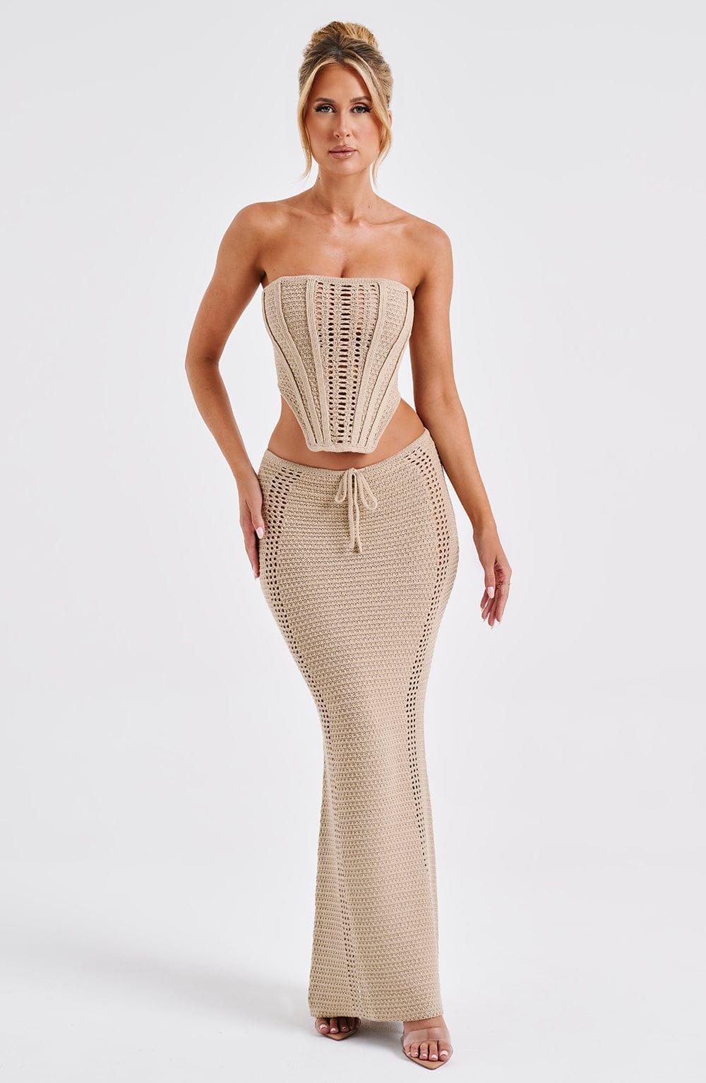 Chayenne Maxi Skirt - Beige Product Image