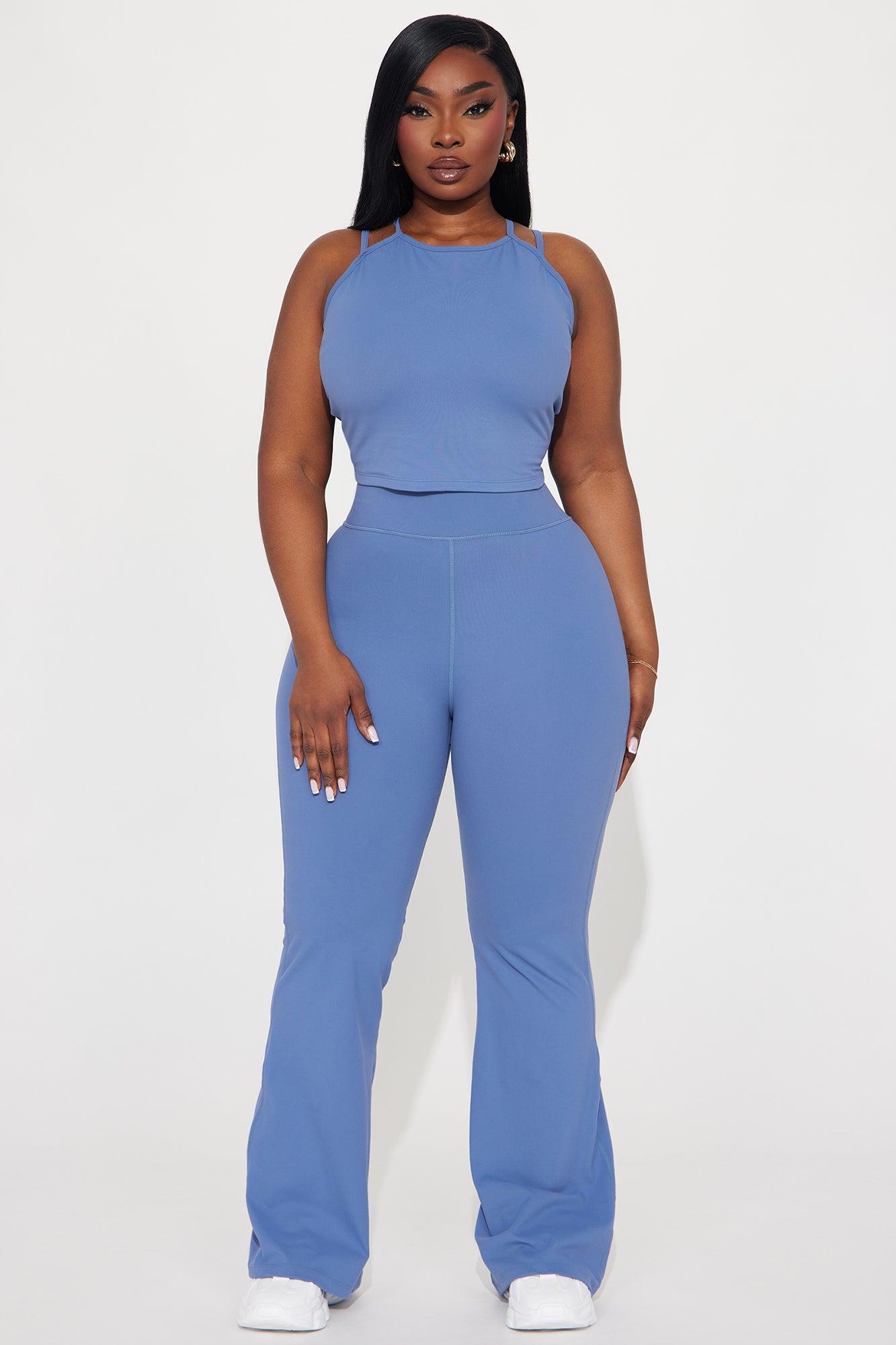 Tone Up Super Soft Active Top - Slate Blue Product Image