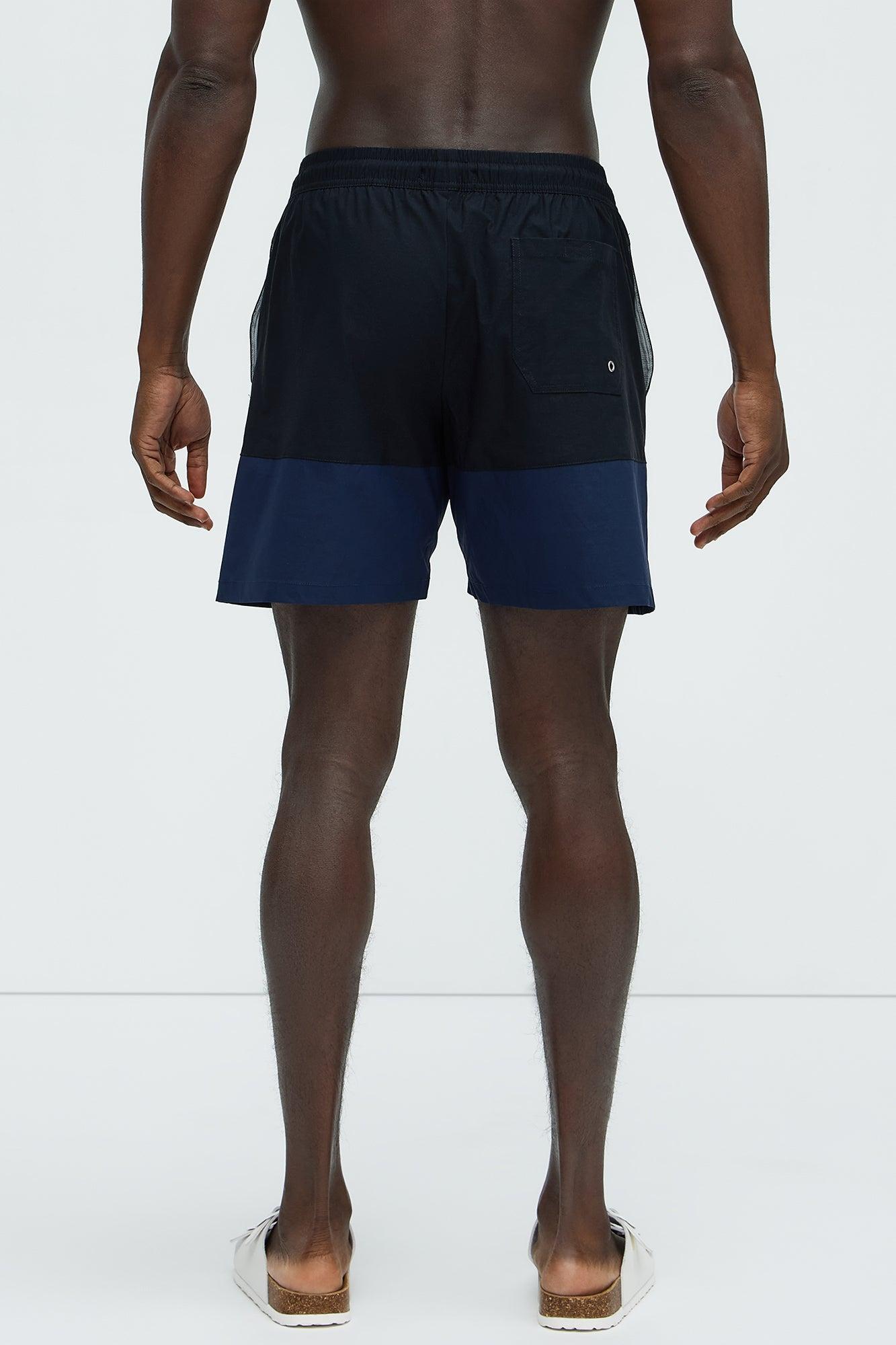 Colorblock Swim Classic Trunk - Black/combo Product Image