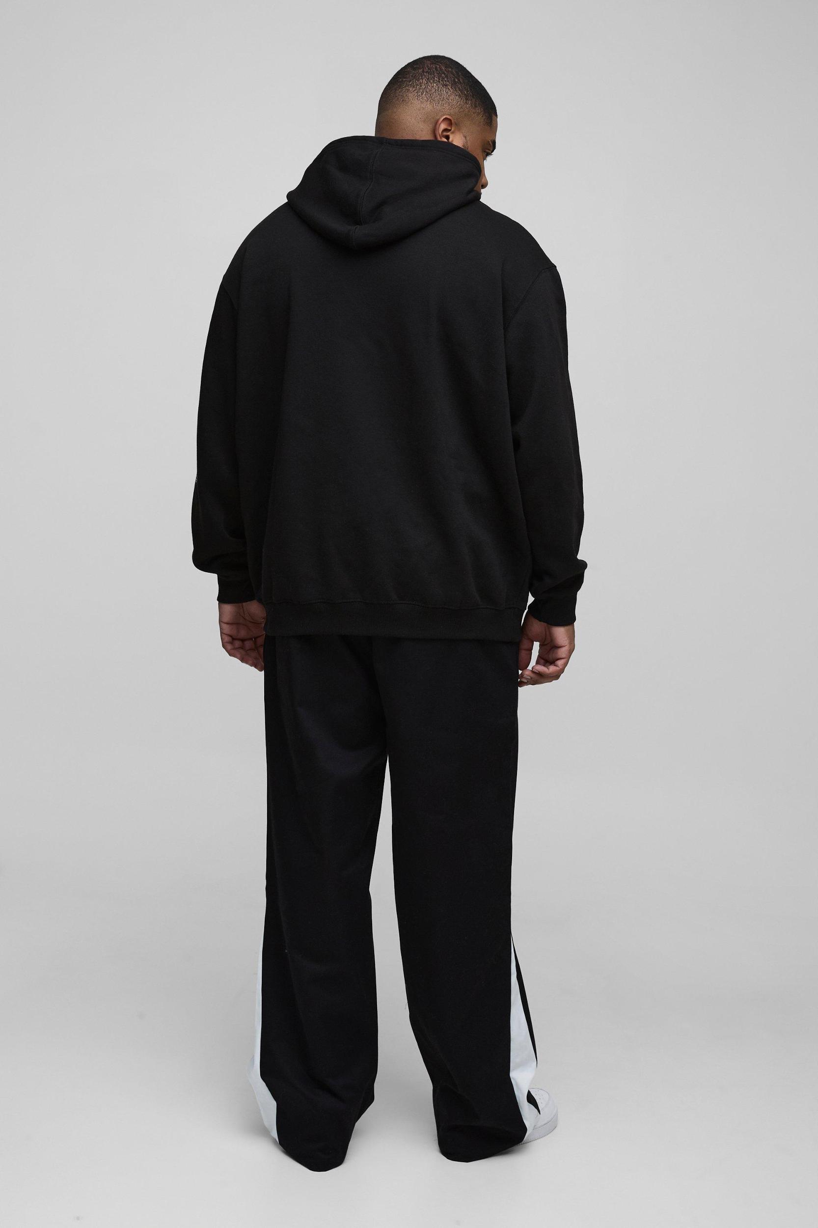 Plus Drawcord Waist Relaxed Fit Pants | boohooMAN USA Product Image