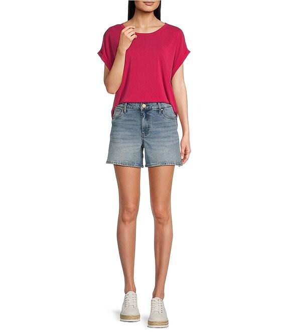 KUT from the Kloth Jane Stretch Denim High Rise Shorts Product Image