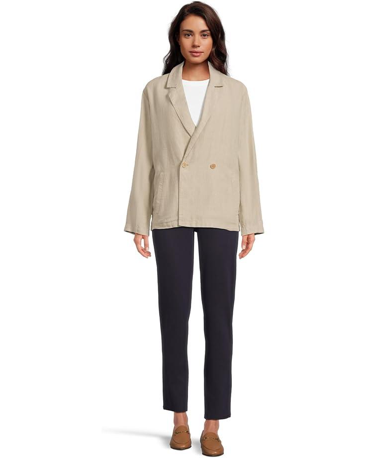 Light Cotton Nylon Notch Collar Trench Coat Product Image