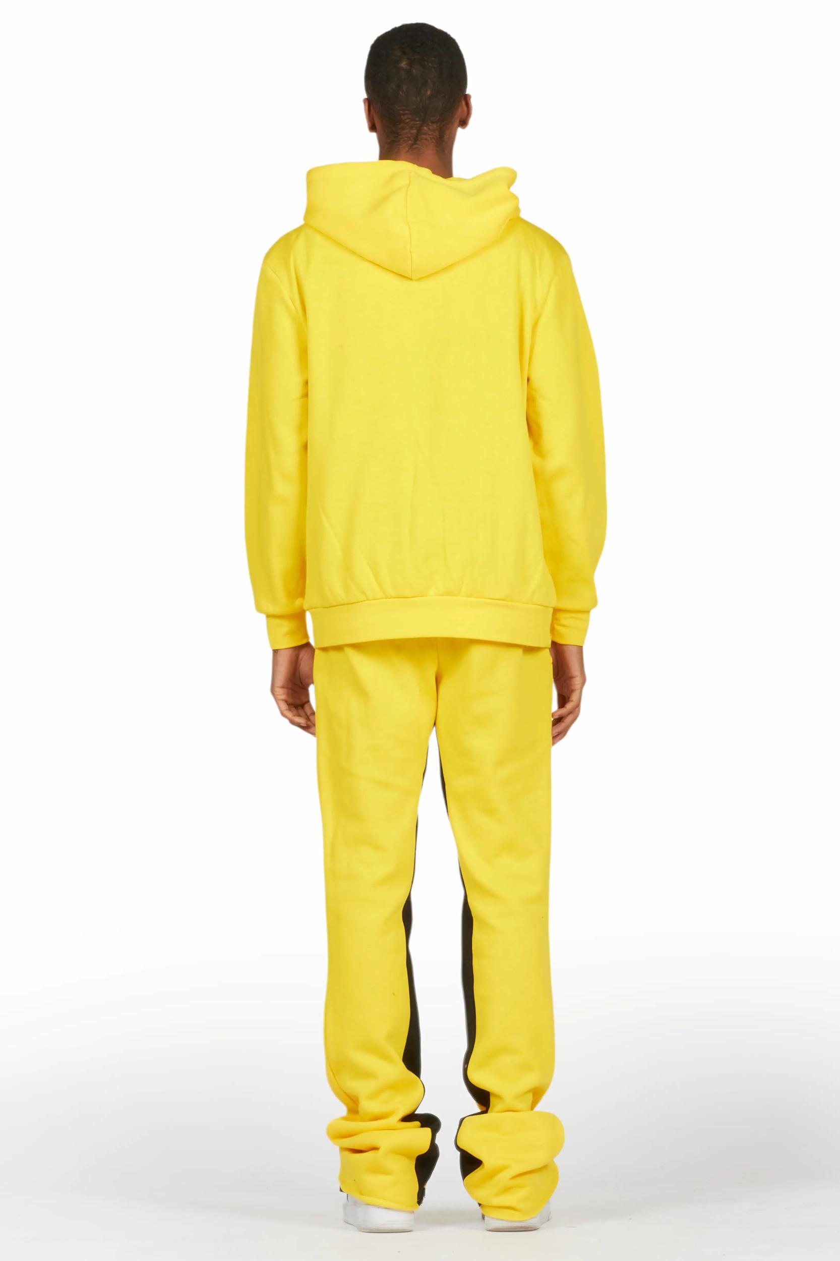 Tarl Yellow Hoodie/Baggy Track Pant Set Male Product Image