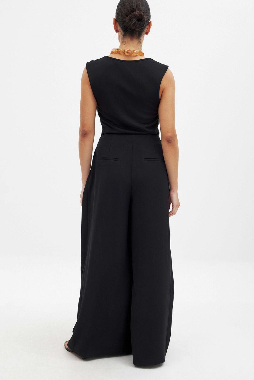 Pleated Wide Pants Product Image