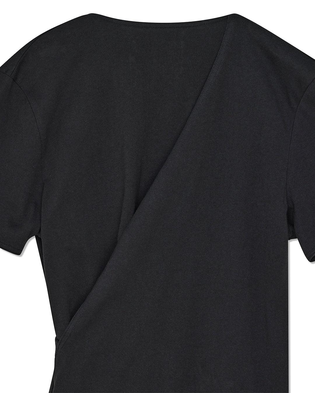 Rogue Wrap Tee - Black Product Image