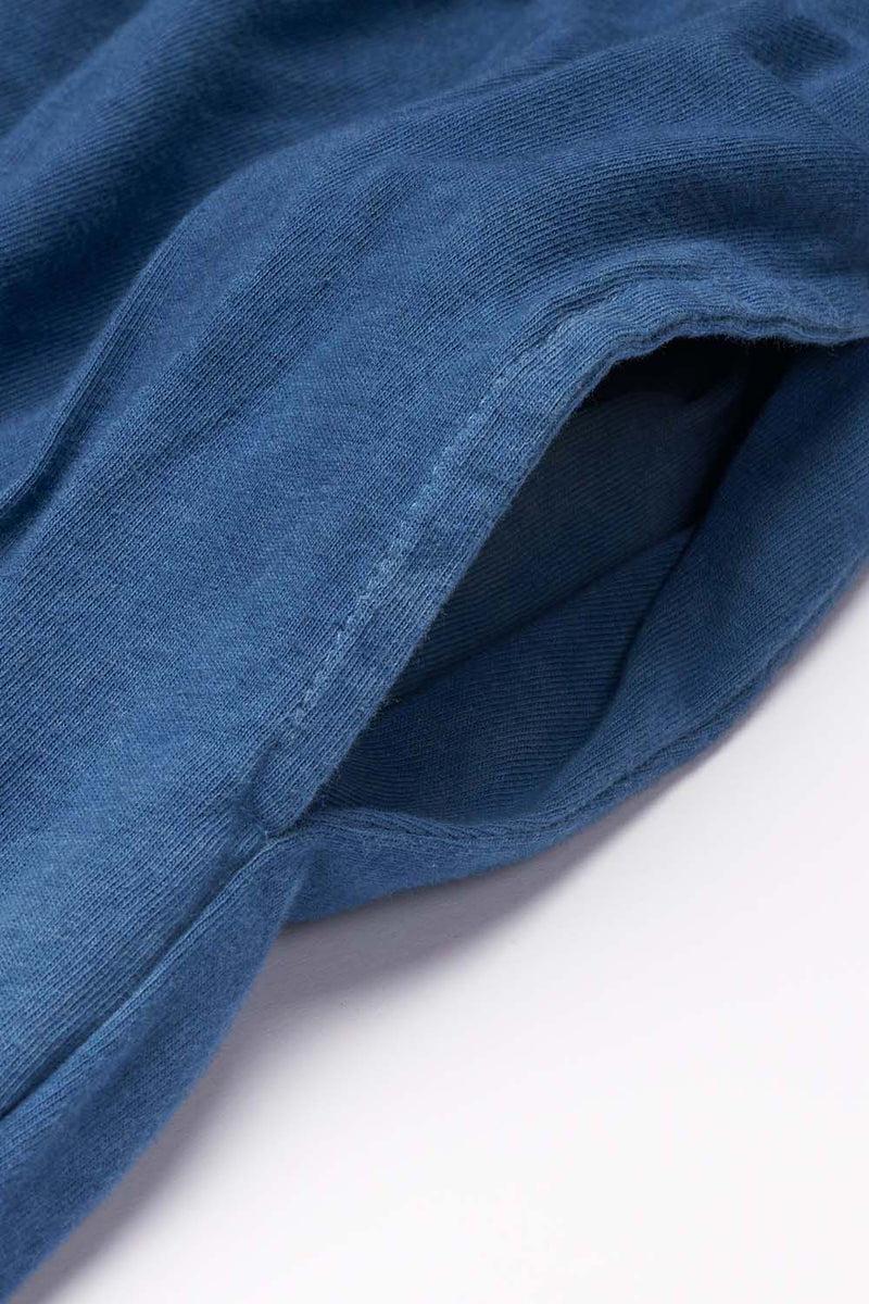 Indigo Dyed Men's Organic Athletic Shorts Product Image