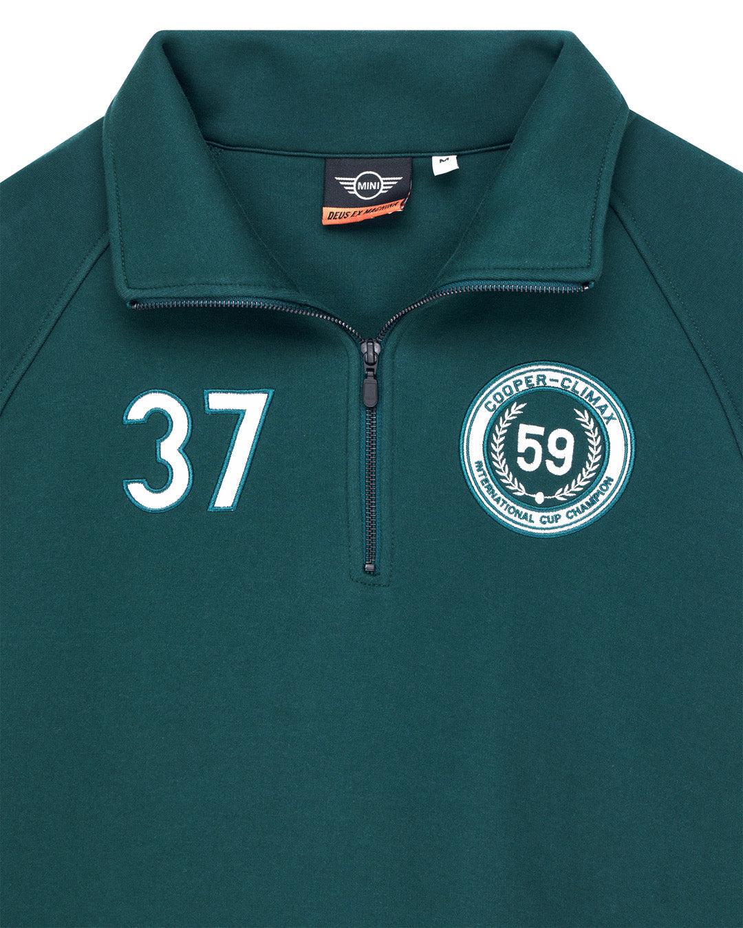 Cc 1/4 Zip Fleece - Race Green Product Image