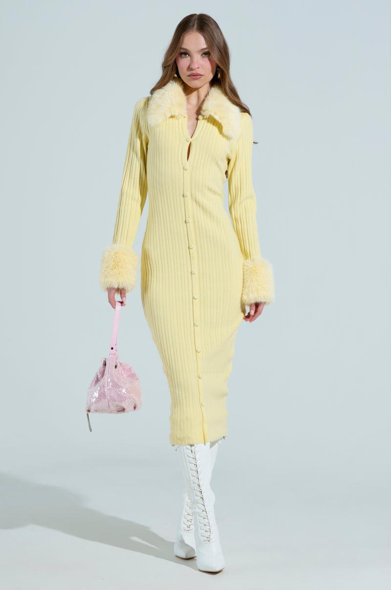 READY FOR SPRING KNIT MIDI DRESS Product Image