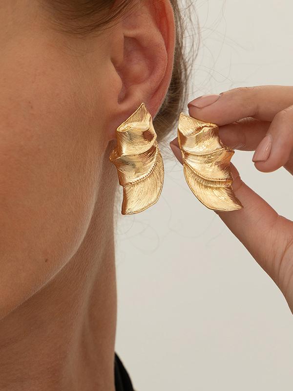 Normcore Geometric Drop Earrings Product Image