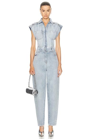 Firat Collared Button Up Jumpsuit Product Image