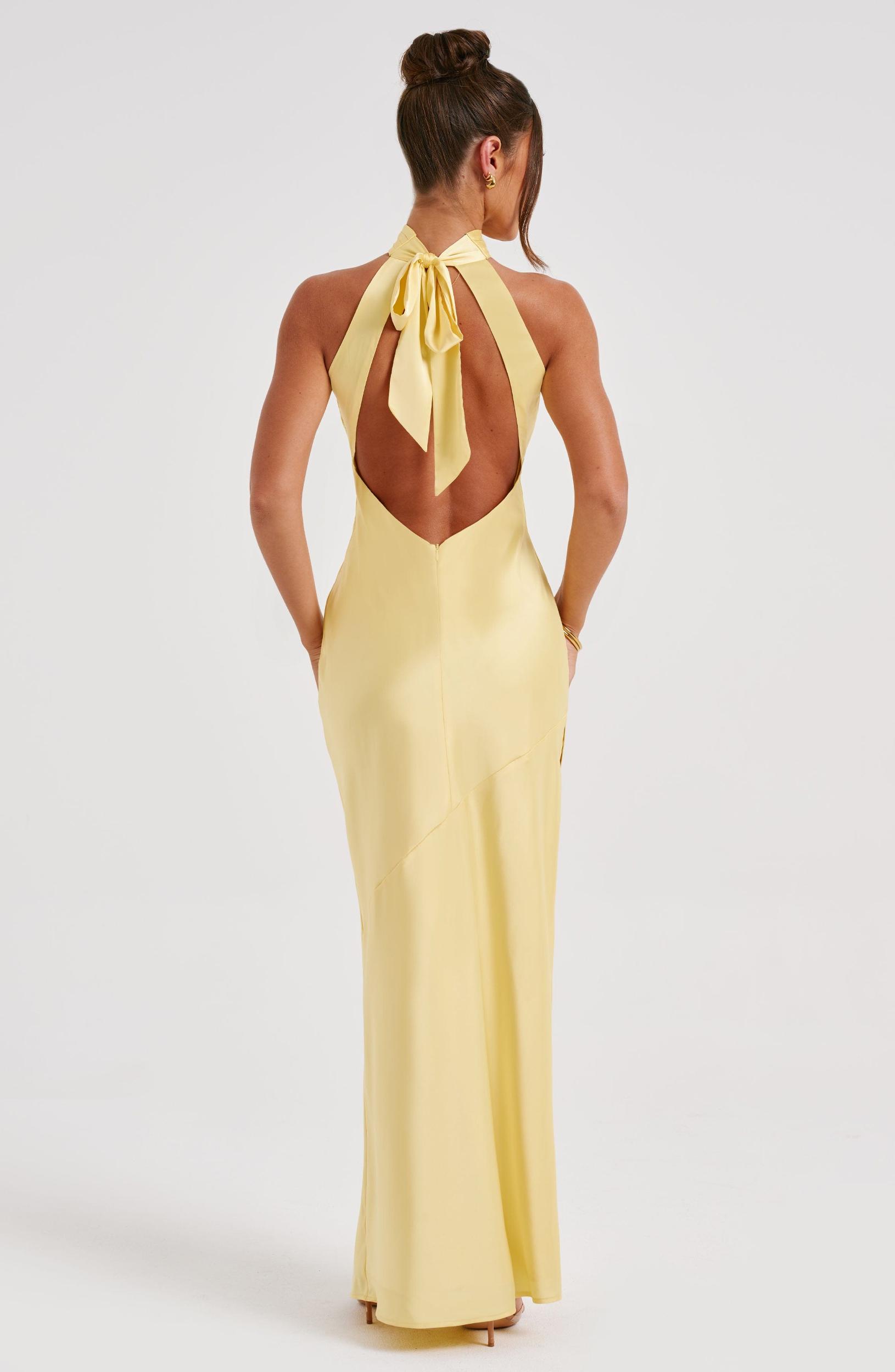 Etta Maxi Dress - Lemon Product Image