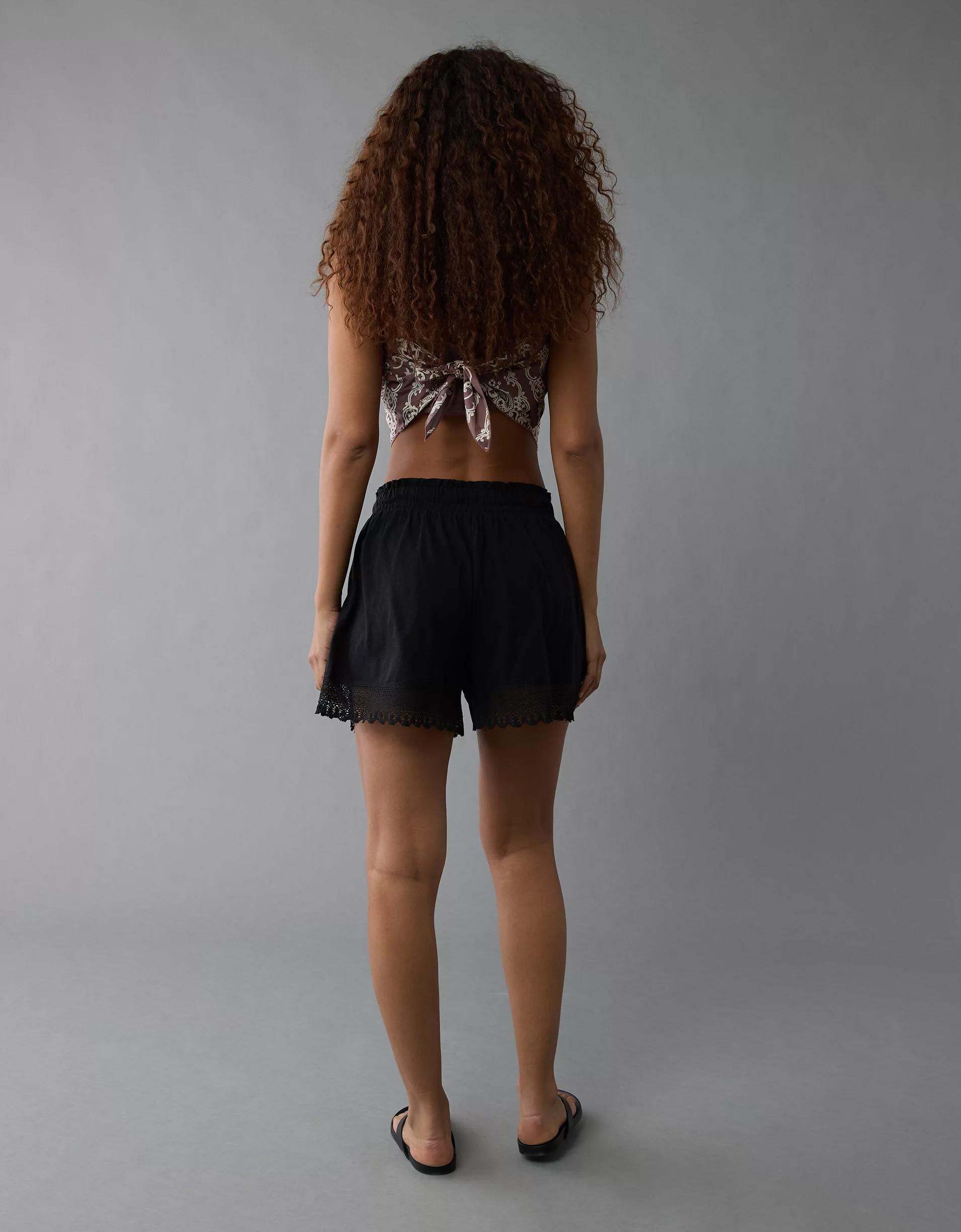 AE Sunchaser Knit Lace Trim Short Product Image