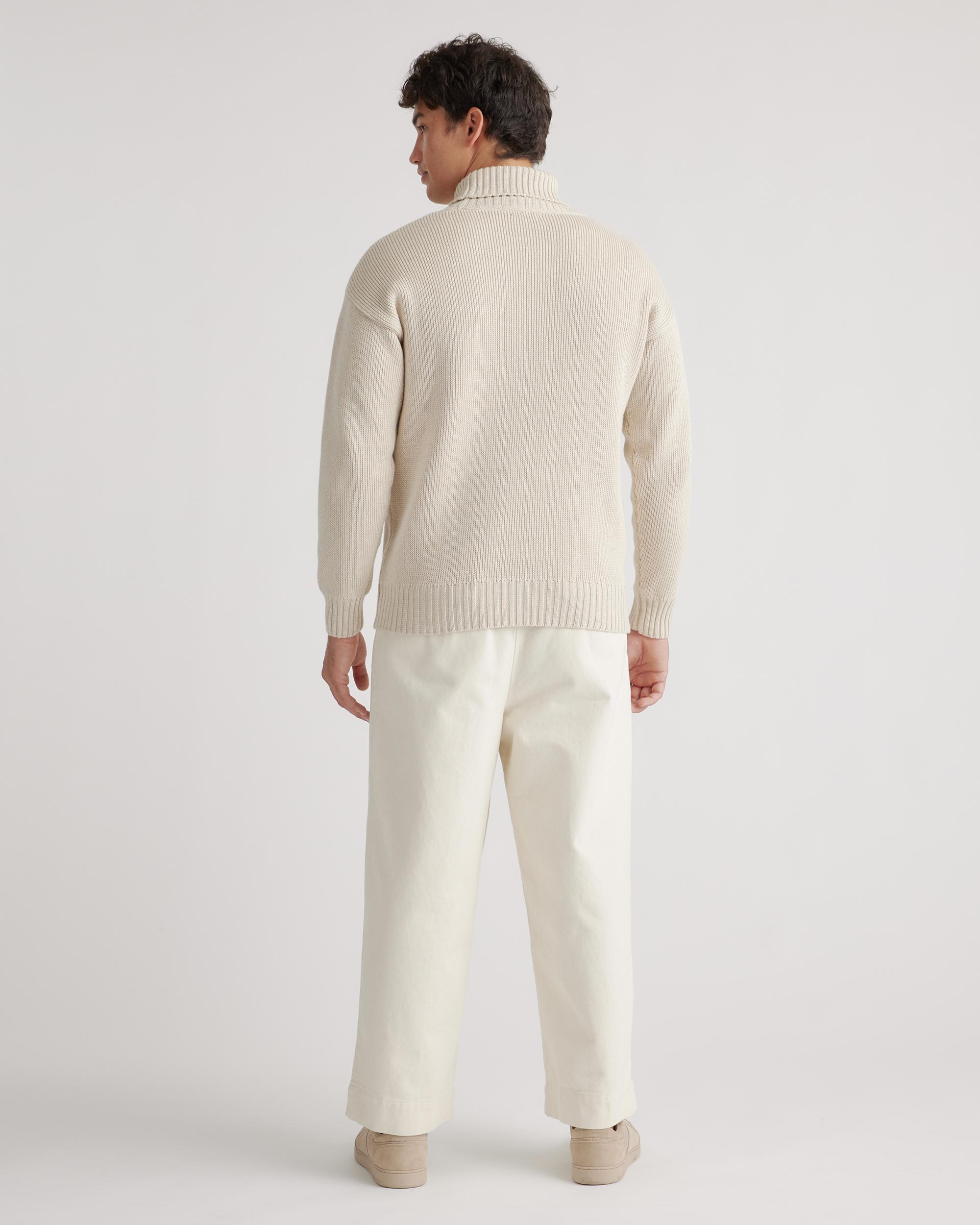 Quince | Men's Turtleneck Sweater Organic Cotton Product Image