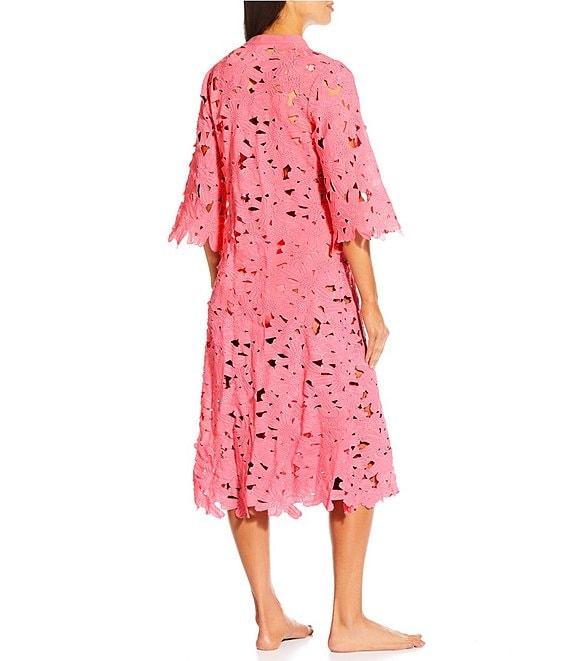 Antonio Melani Three Dimensional Flowers Dress Swim Cover-Up Product Image