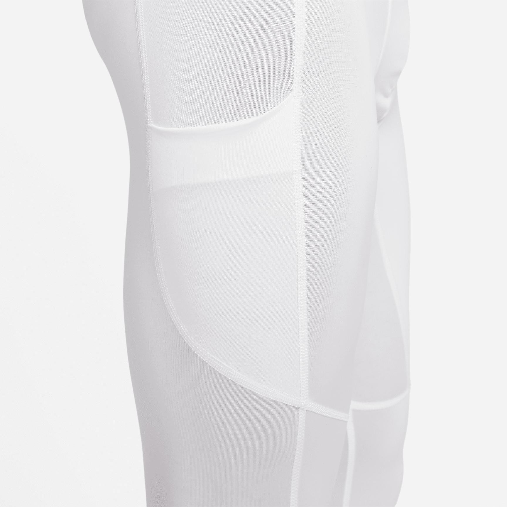 Mens Nike Pro Dri-FIT 3/4-Length Fitness Tights | FB7950-100 Product Image