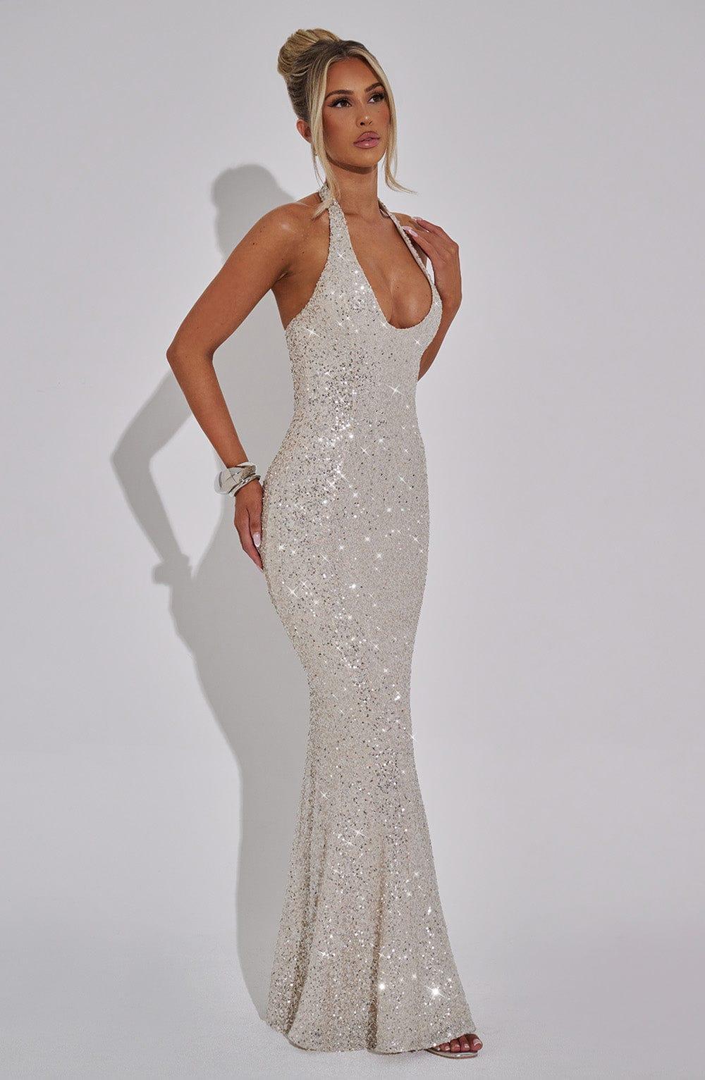 Odette Maxi Dress - Champagne Product Image