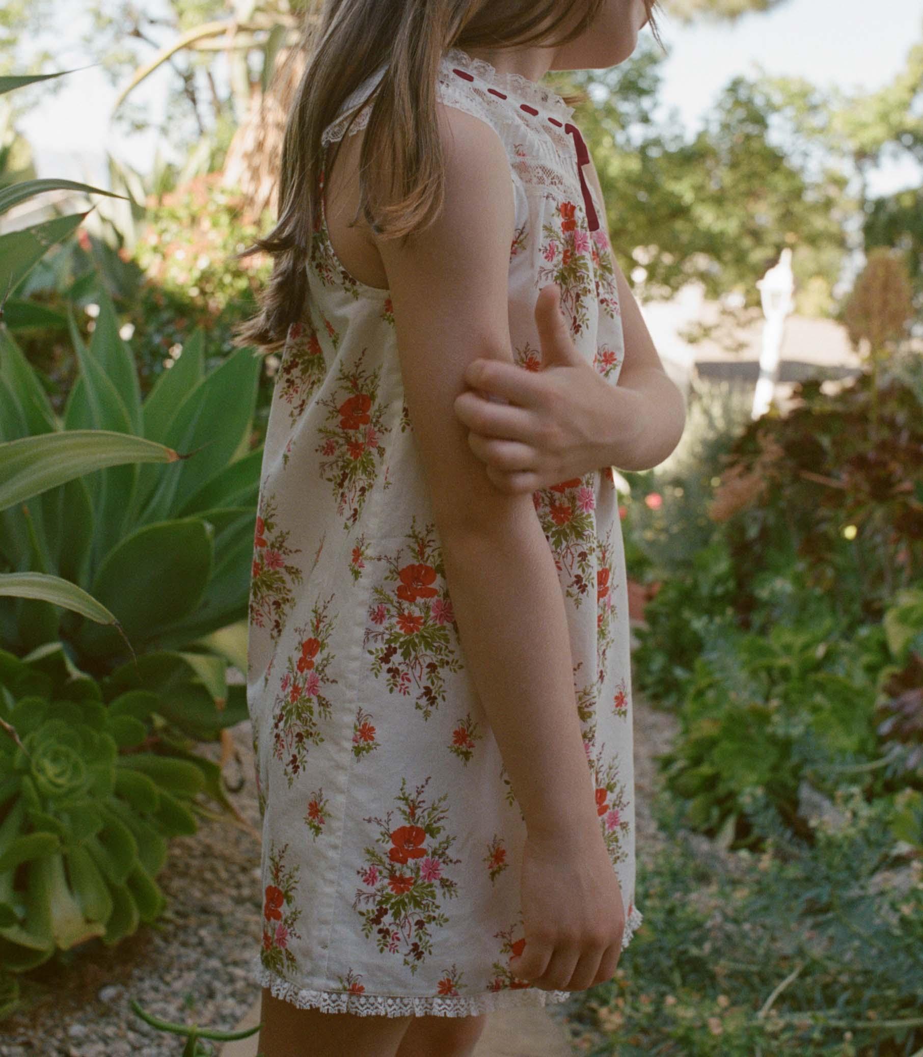 LITTLE DANSES DRESS -- ROSE PETIT BOUQUET DE CHAMONIX Product Image