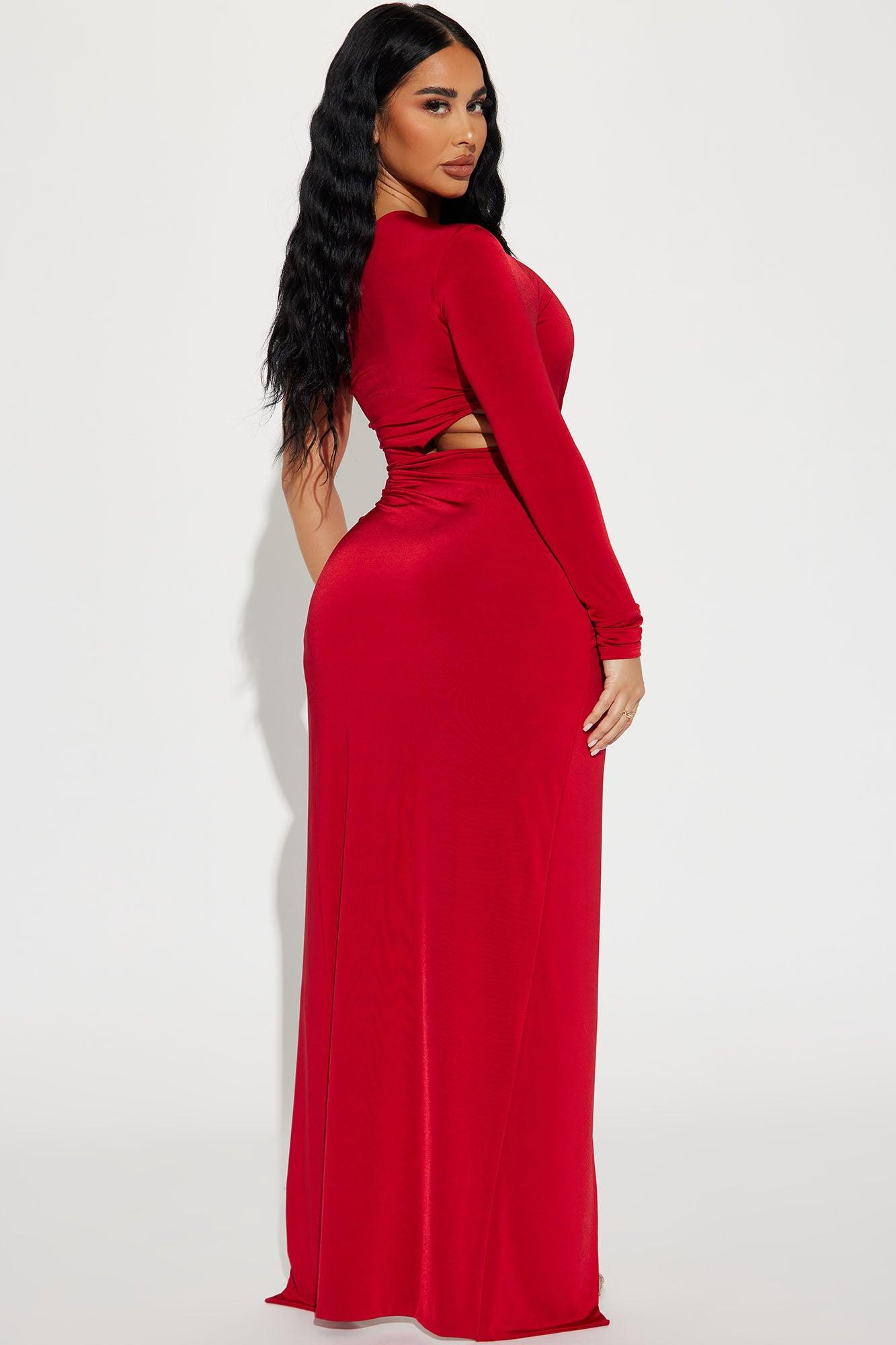 Lea Maxi Dress - Red Product Image
