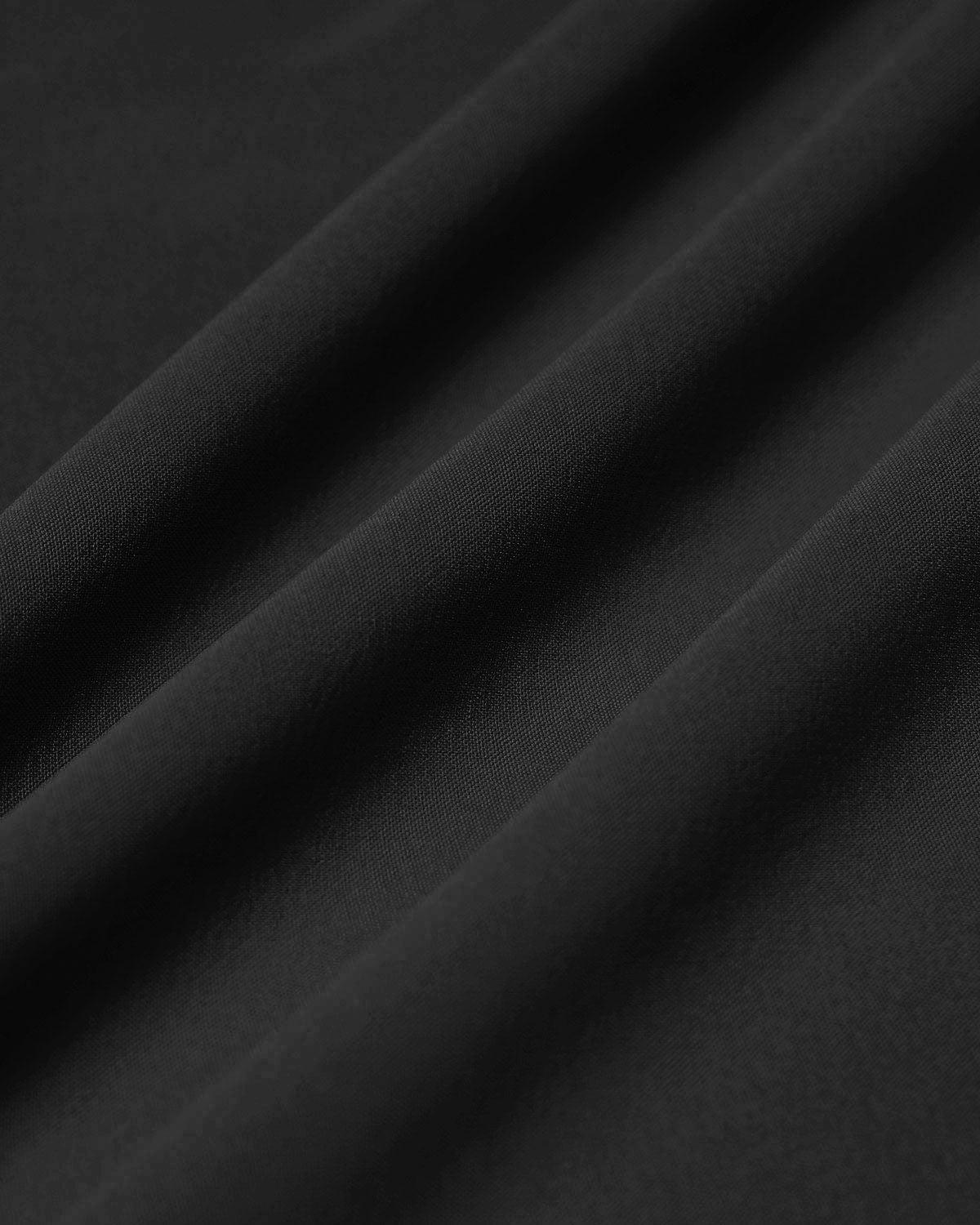 Black Square Neck Pocket Slip Midi Dress Product Image