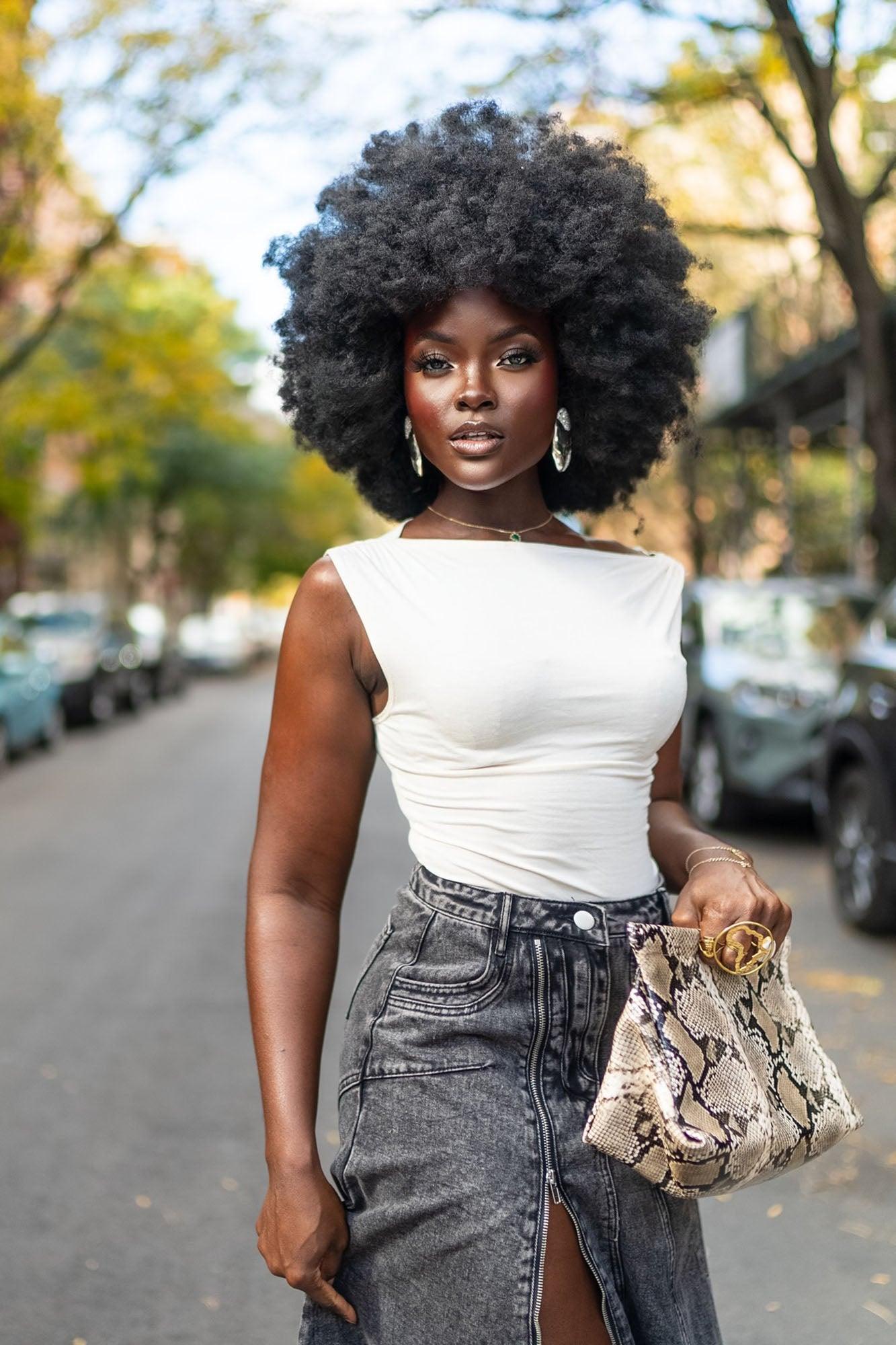 Eva Effortless One Shoulder Top - Ivory Product Image