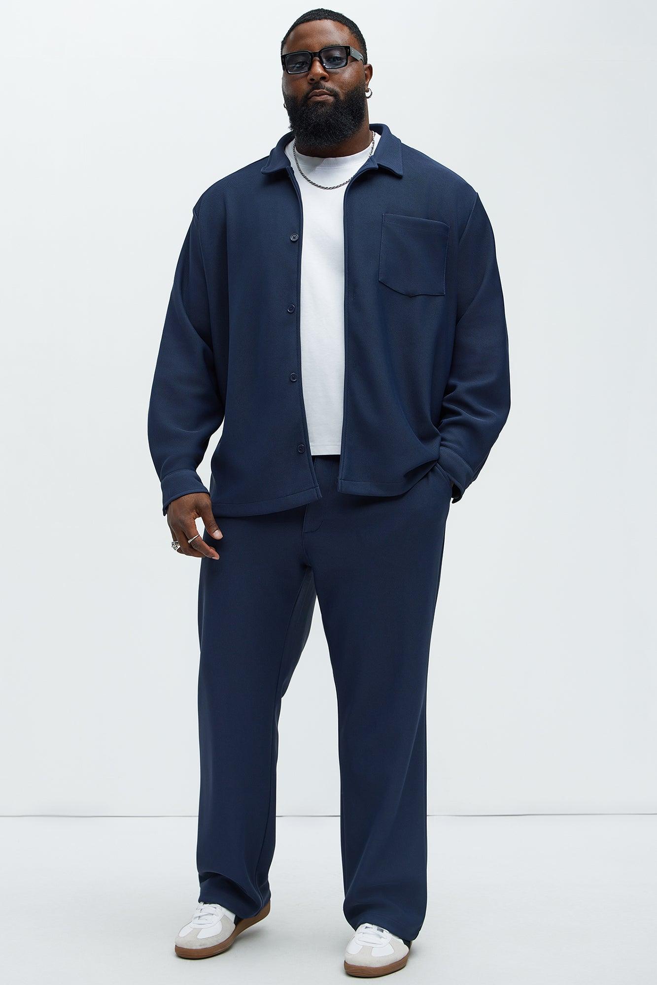 Turner Pocket Button Up Shirt - Navy Product Image