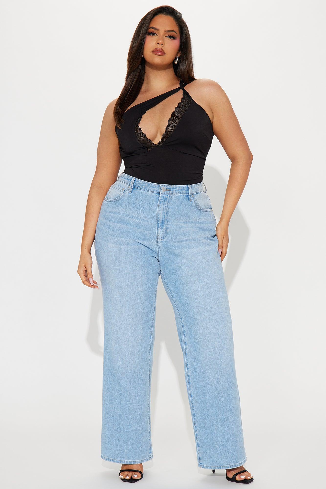 Guiselle One Shoulder Bodysuit - Black Product Image