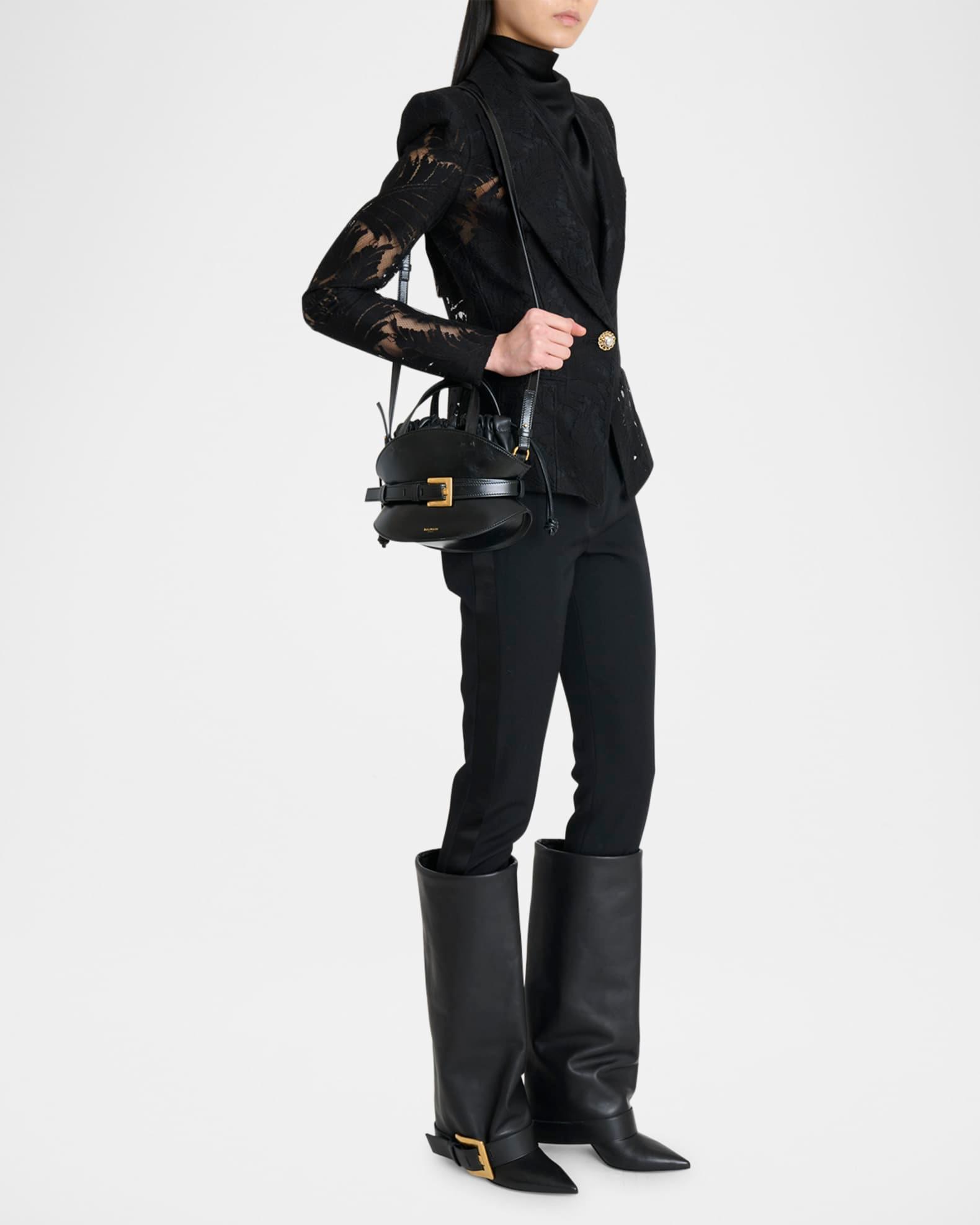 Shuffle Mini Top-Handle Bag in Calfskin  Product Image