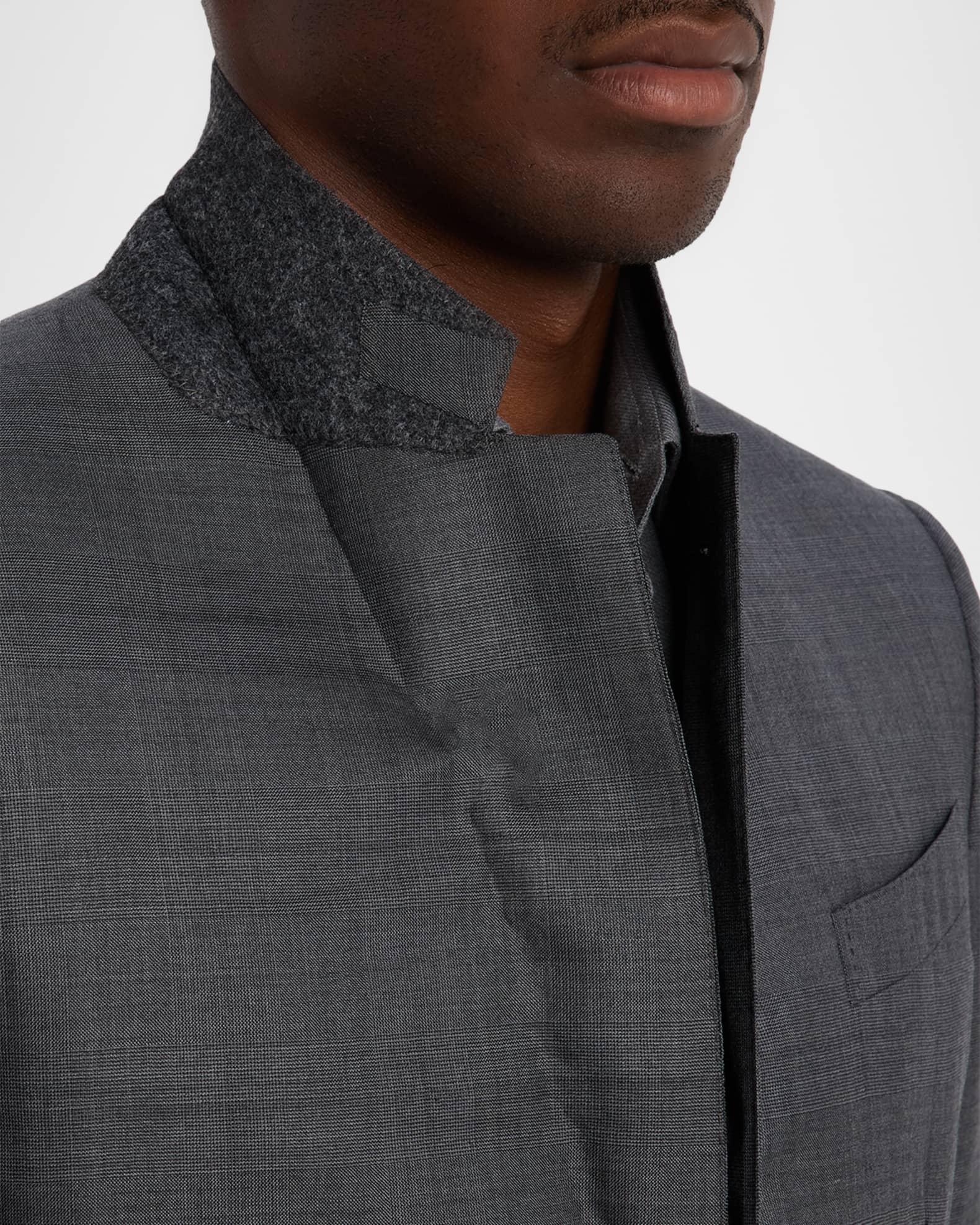 Men's Tonal Plaid 15milmil15 Wool Suit Product Image