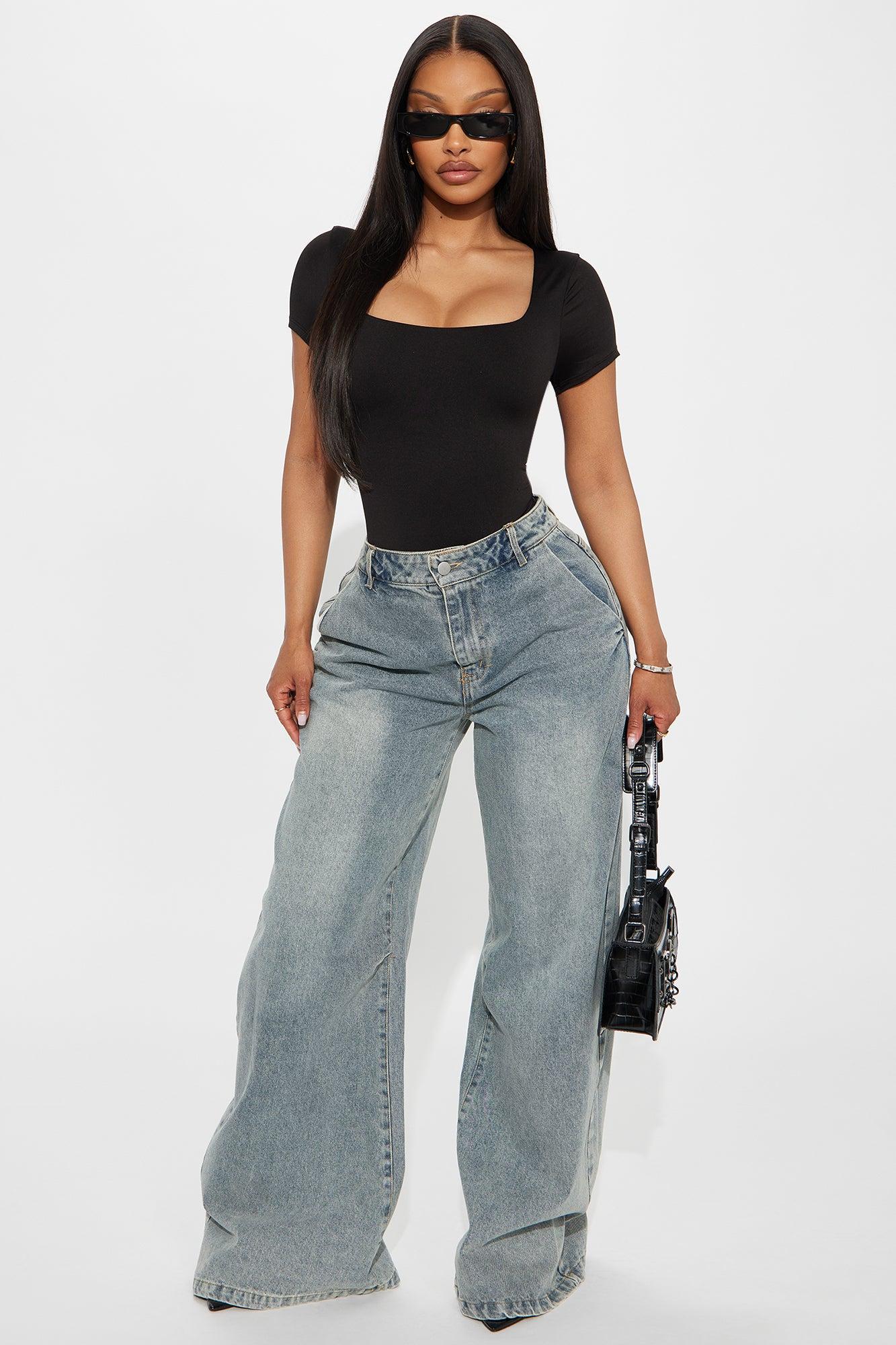 Isabella Seamless Bodysuit - Black Product Image