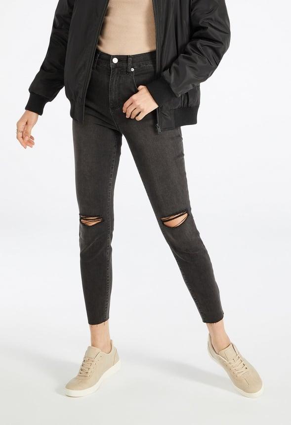 JustFab Margaux Platform Loafer Pump Womens Black/ White Size 8.5 Product Image