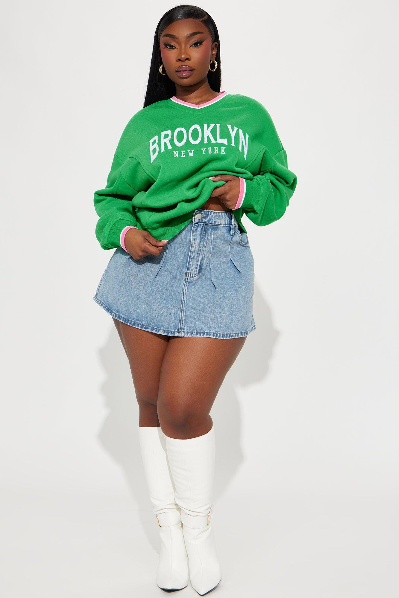 Brooklyn Athletic Sweatshirt - Kelly Green Product Image