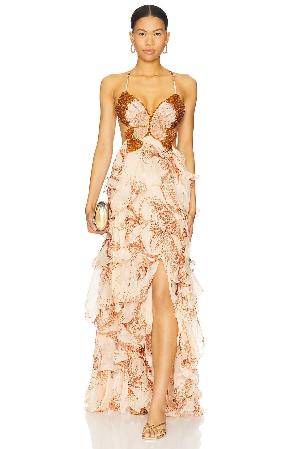 Sunset Butterfly Maxi Dress Product Image