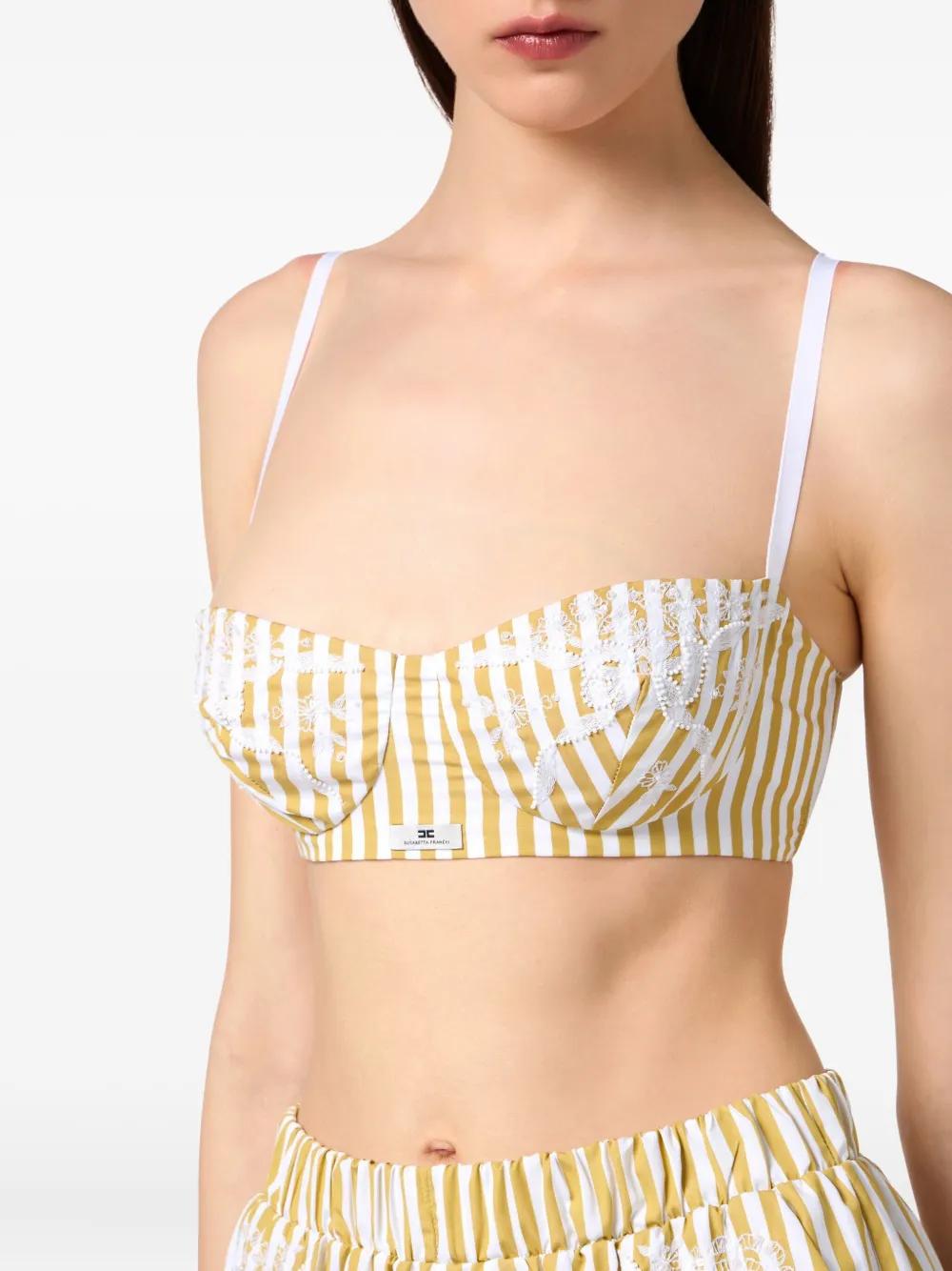 striped bra Product Image