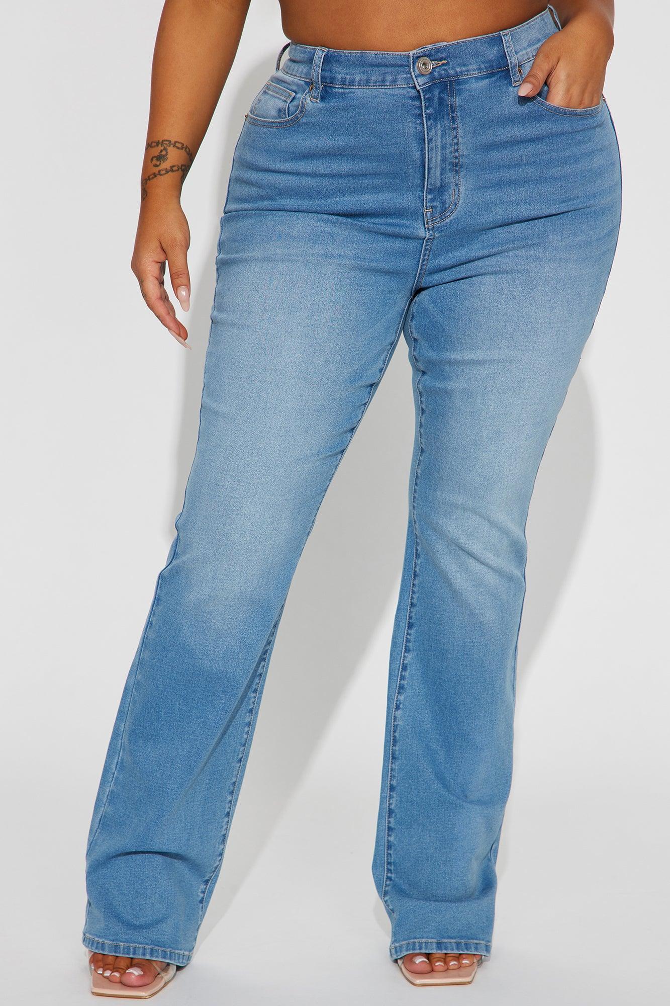 Houston Curvy Stretch Bootcut Jean - Medium Wash Product Image
