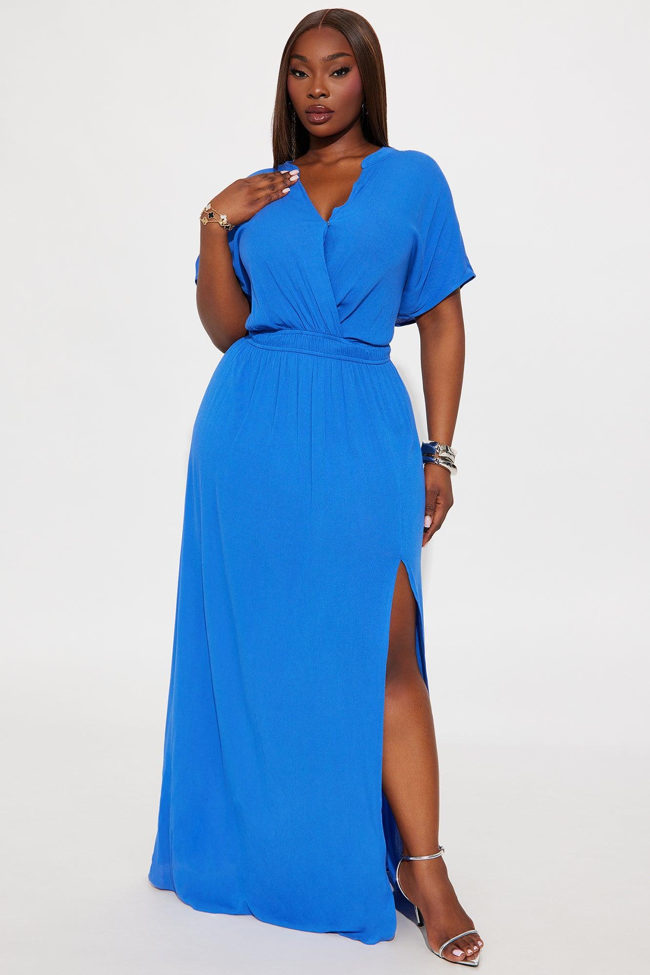 Veronica Maxi Dress - Royal Female Product Image