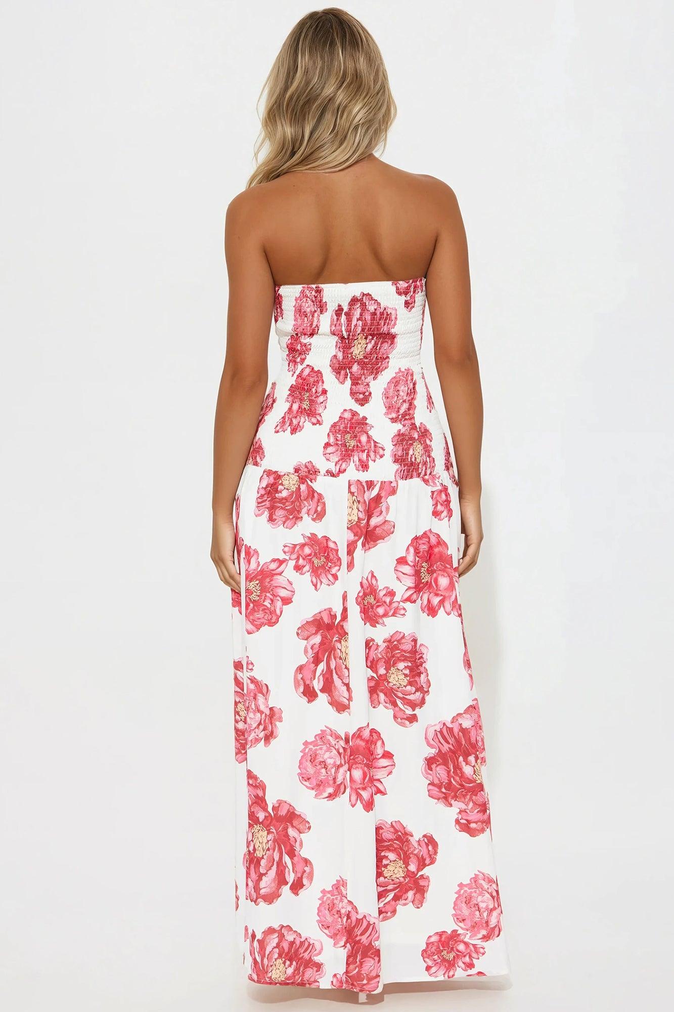 Remi Floral Maxi Dress - Pink/combo Product Image