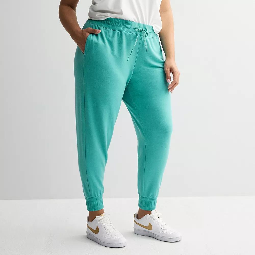 Plus Size Tek Gear French Terry Jogger Pants, Womens Product Image