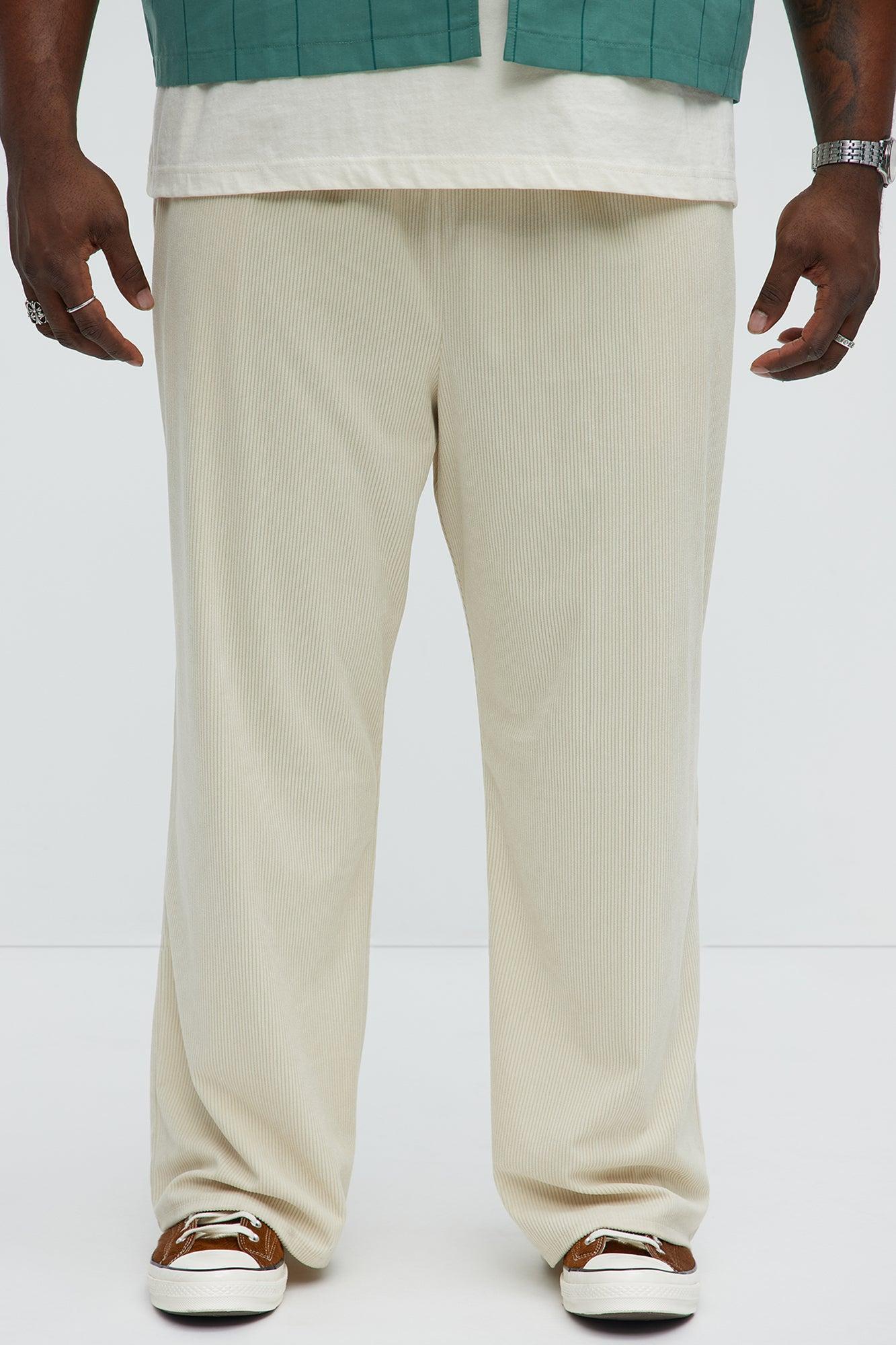 Beau Baggy Corduroy Pants - Cream Product Image