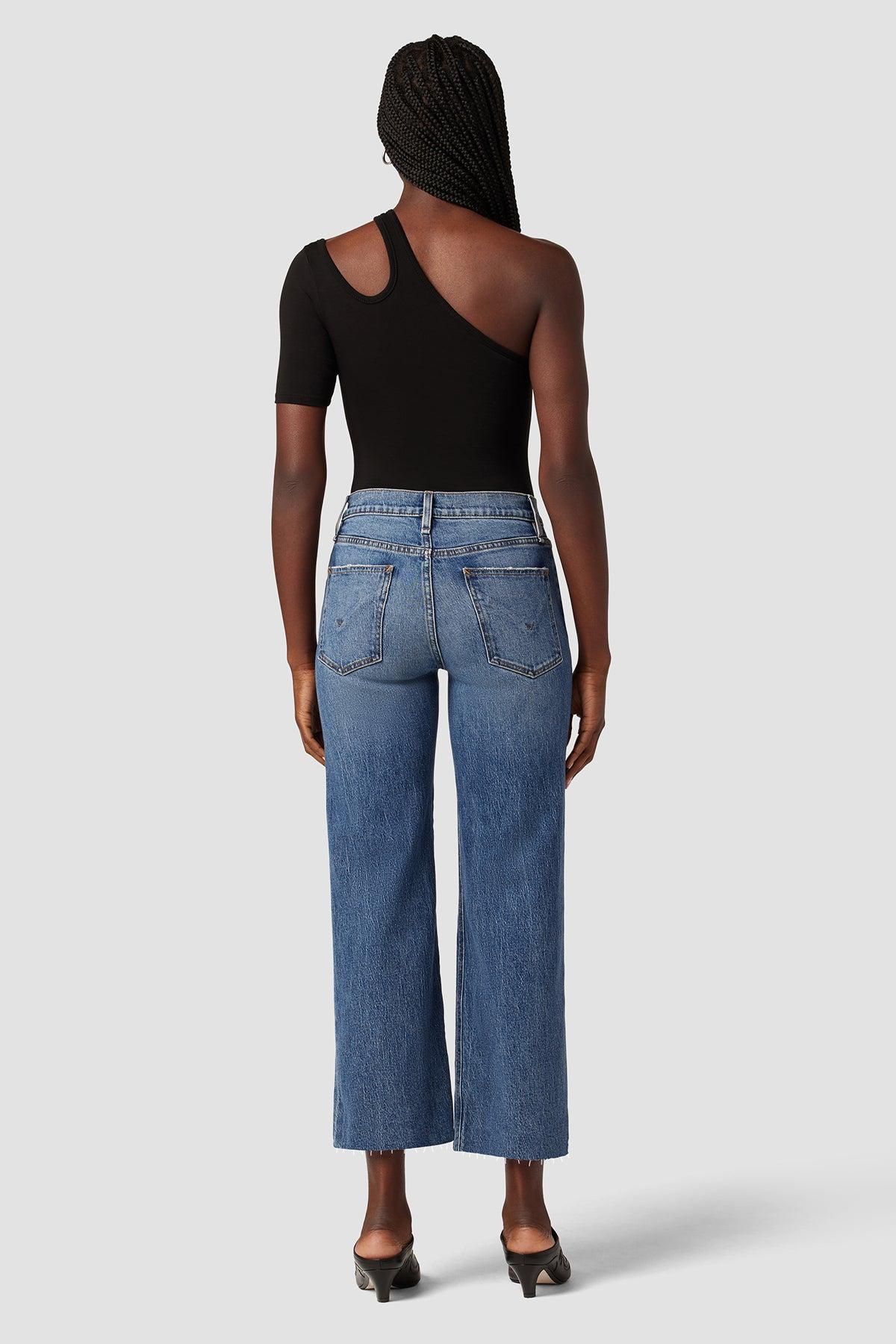 Rosie High-Rise Wide Leg Crop Jean Female Product Image