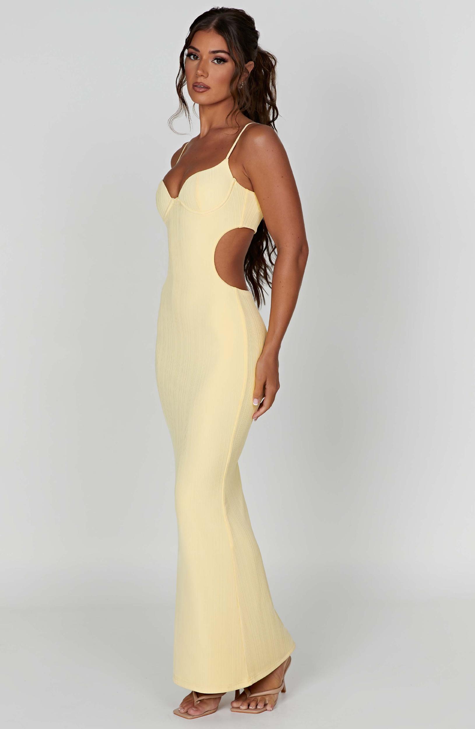 Celine Maxi Dress - Lemon Product Image