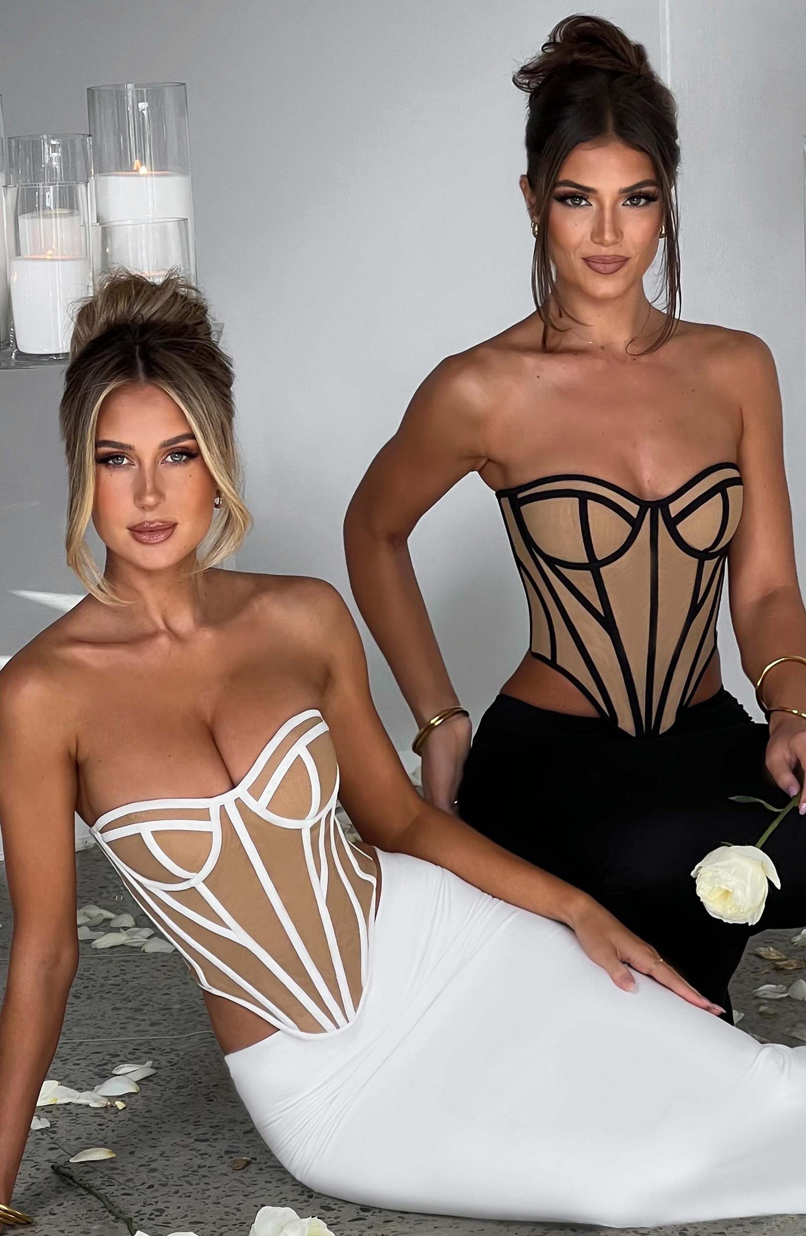 Santanna Corset - Ivory/Nude Product Image