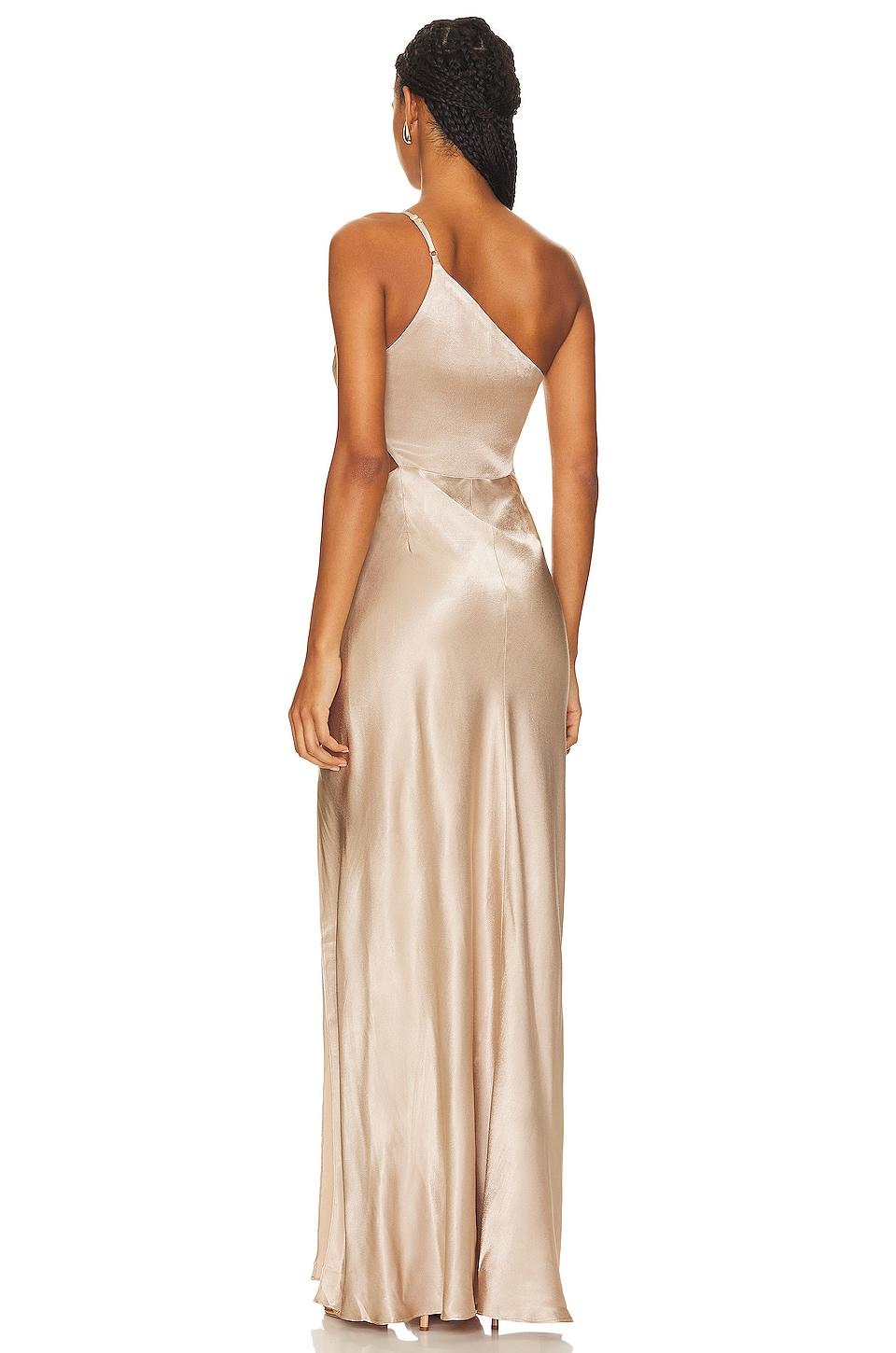 La Lune Asymmetrical Gathered Maxi Dress Shona Joy Product Image