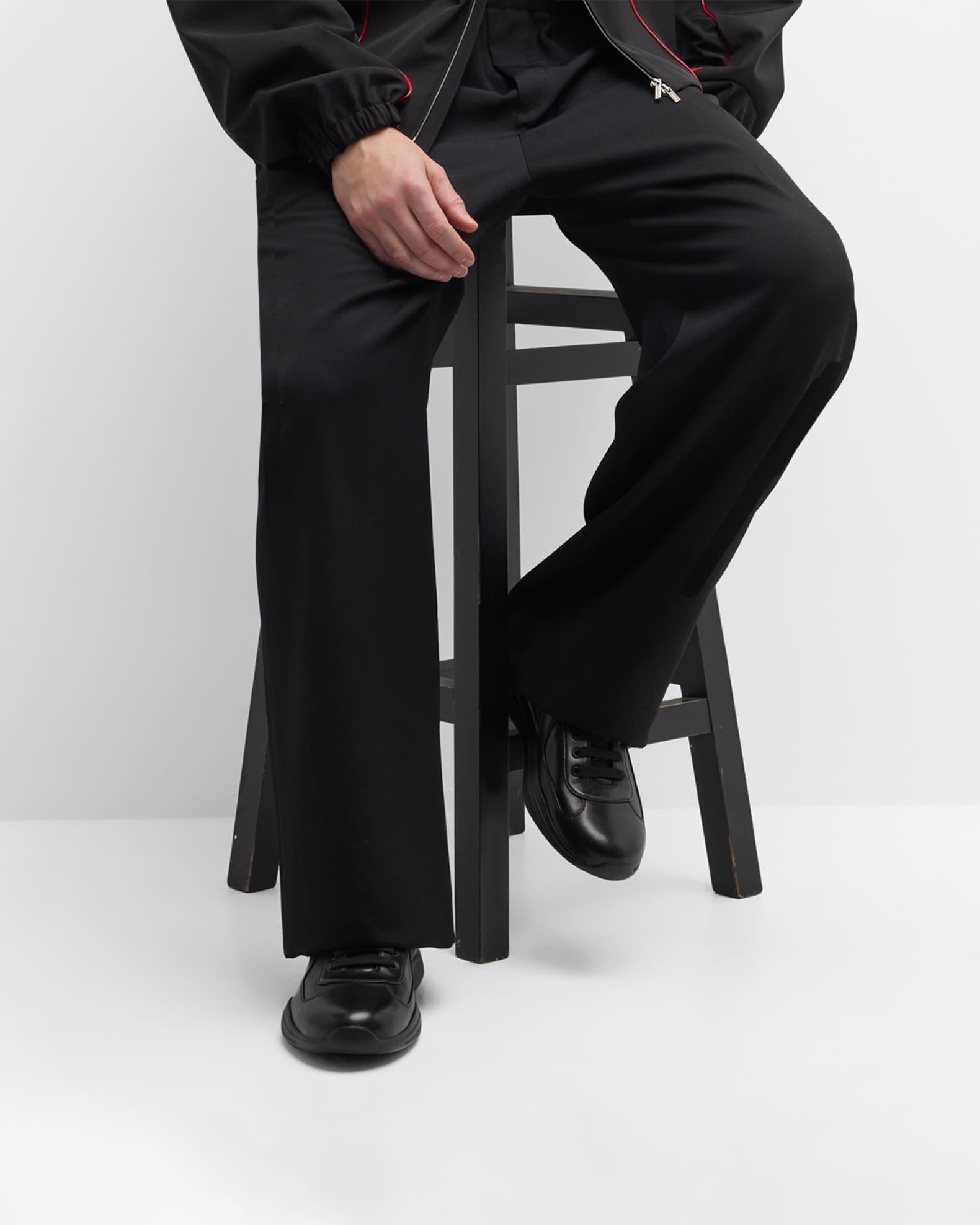 Men's Americas Cup Napa Leather Low-Top Sneakers Product Image