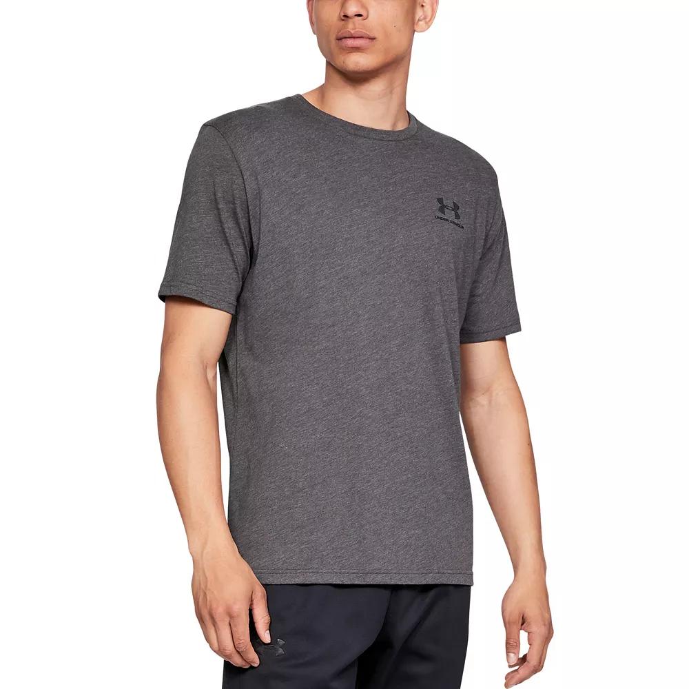 Under Armour Mens Sportstyle Logo T-Shirt in Black Product Image