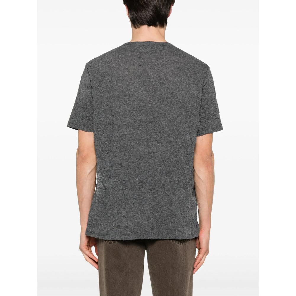 OUR LEGACY Box T-shirt Worn Black Legacy Jersey In Gray Product Image